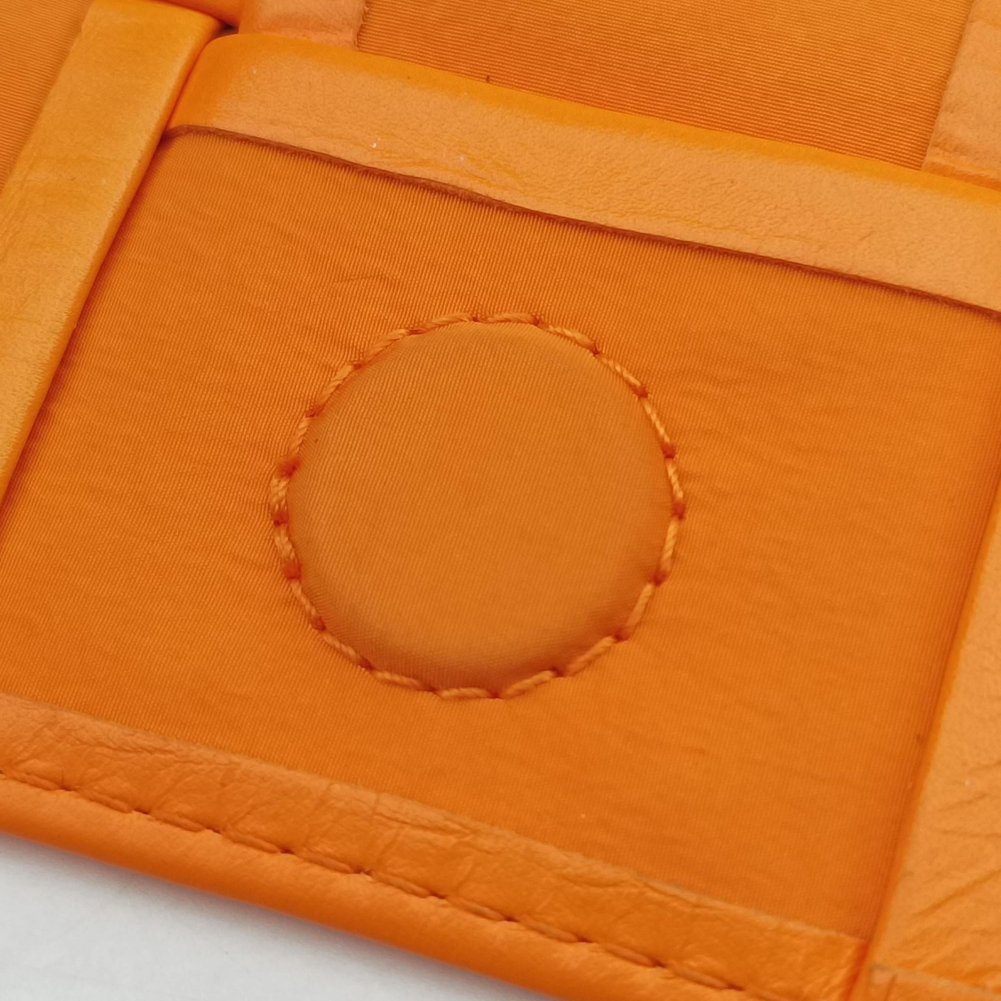 Secondhand Bottega Veneta candy cassette Orange lambskin  shoulderbag | stylenewstar