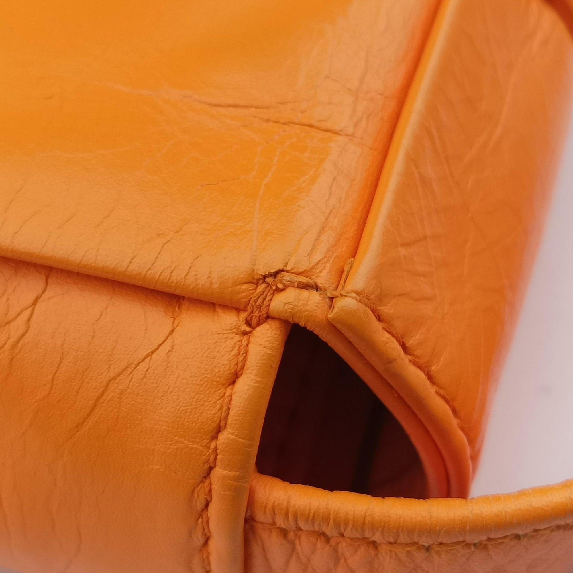 Secondhand Bottega Veneta candy cassette Orange lambskin  shoulderbag | stylenewstar