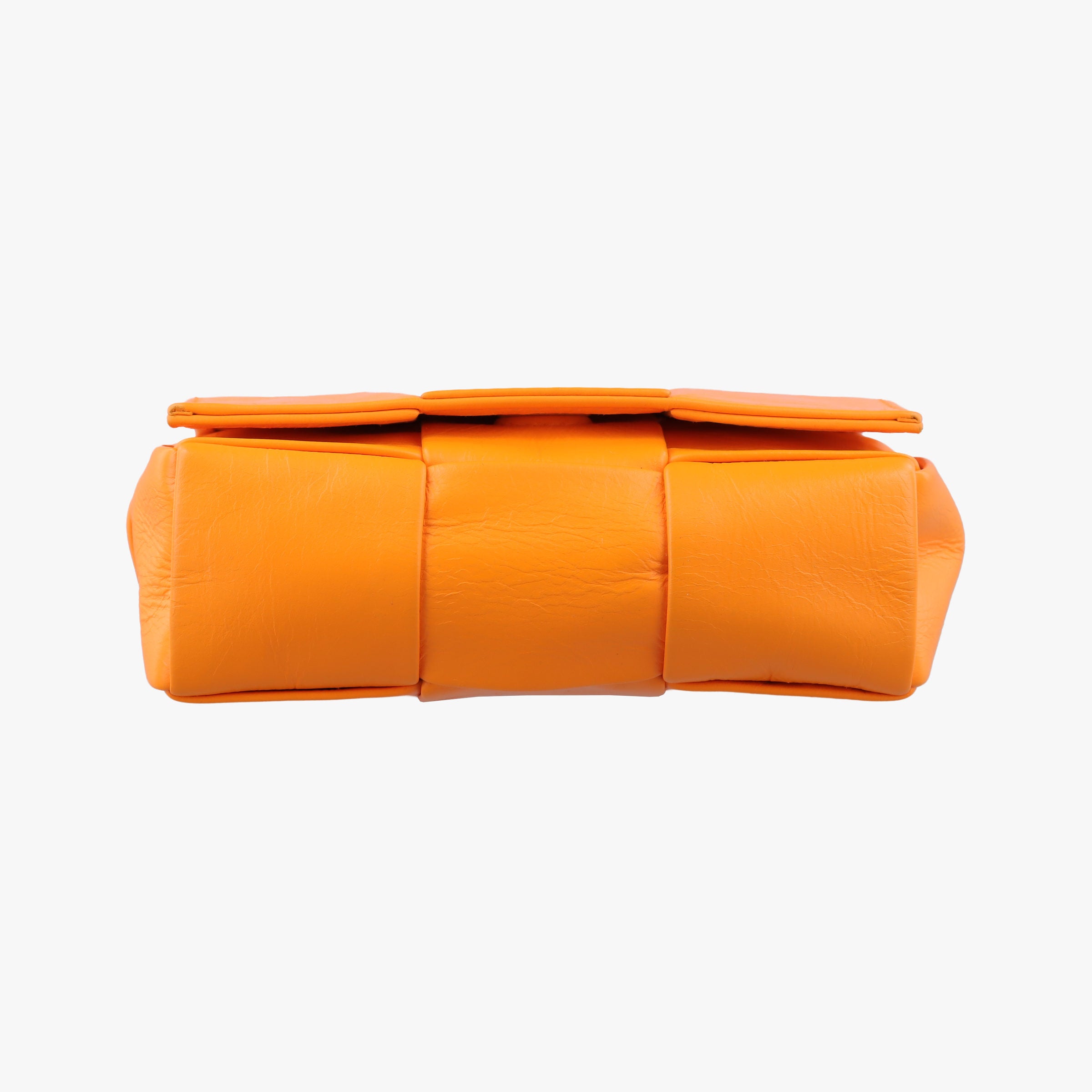 Secondhand Bottega Veneta candy cassette Orange lambskin  shoulderbag | stylenewstar