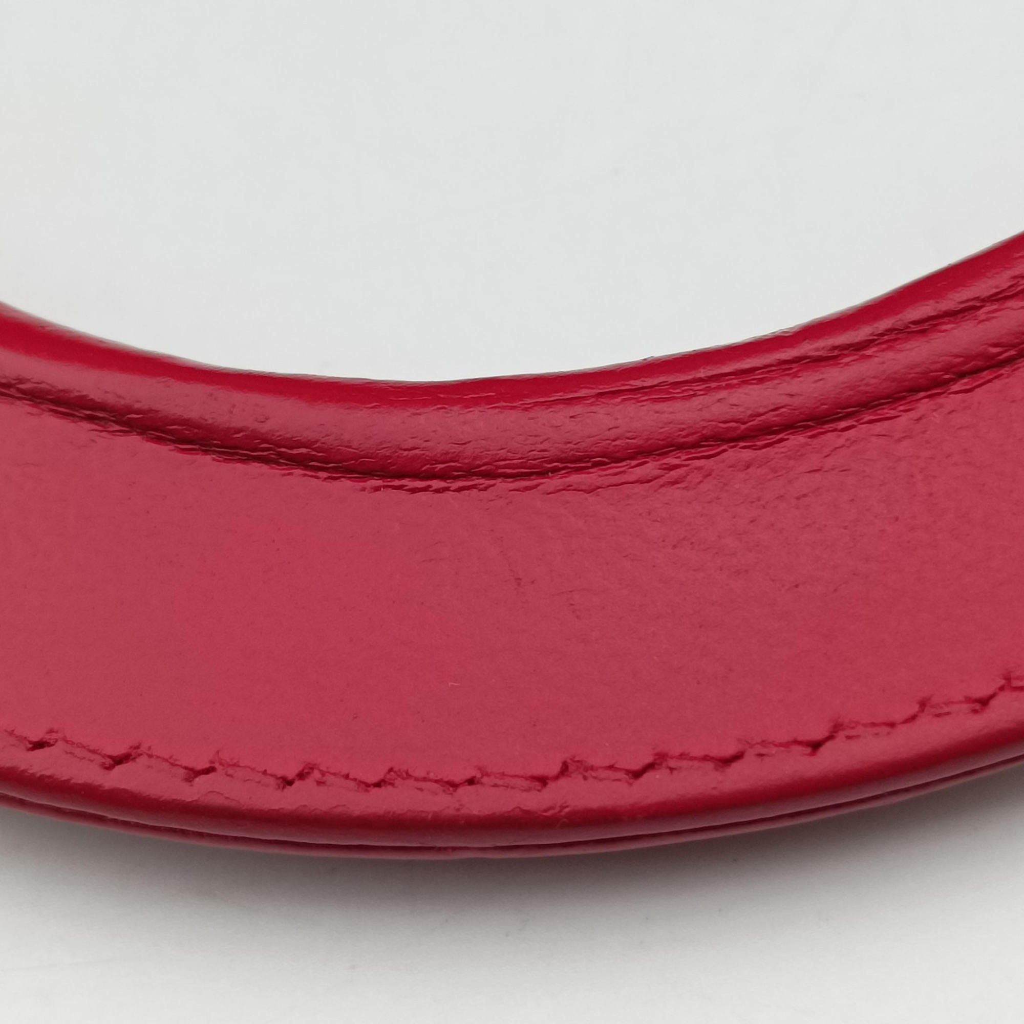 Vintage Christian Dior Lady Dior Red lambskin  shoulderbag | stylenewstar