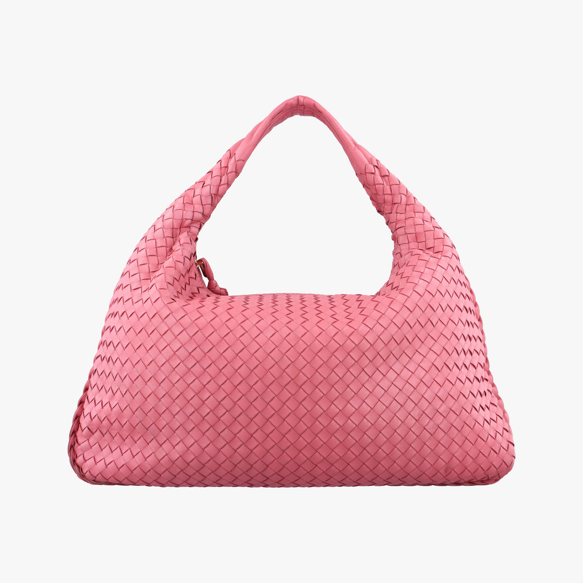 Pre-owned Bottega Veneta Intrecciato Pink lambskin  shoulderbag | stylenewstar