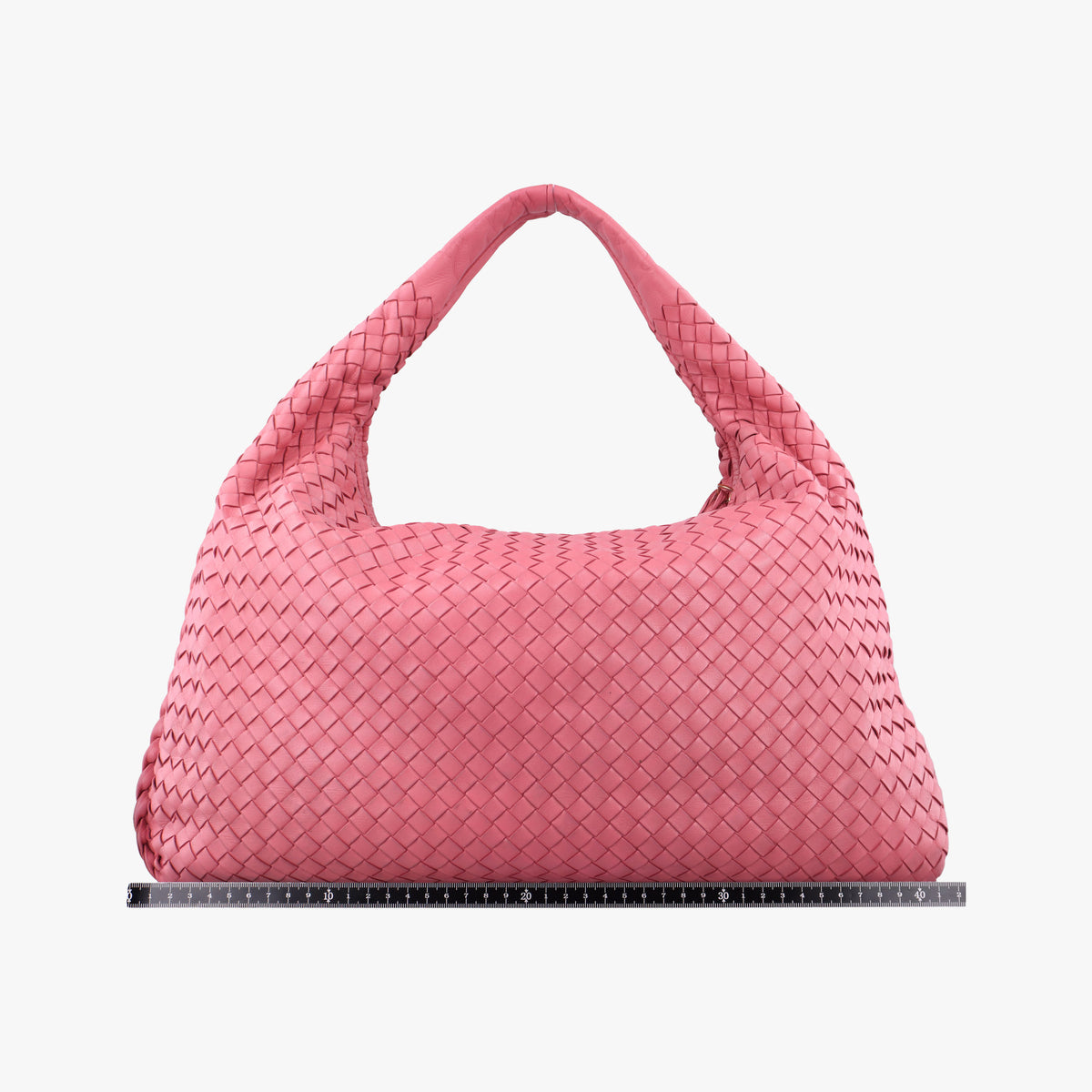 Pre-owned Bottega Veneta Intrecciato Pink lambskin  shoulderbag | stylenewstar