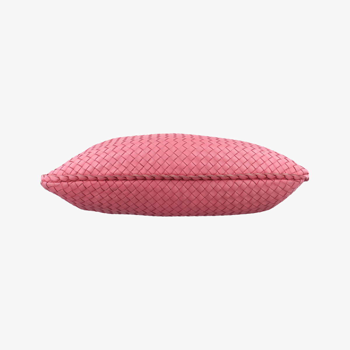 Pre-owned Bottega Veneta Intrecciato Pink lambskin  shoulderbag | stylenewstar