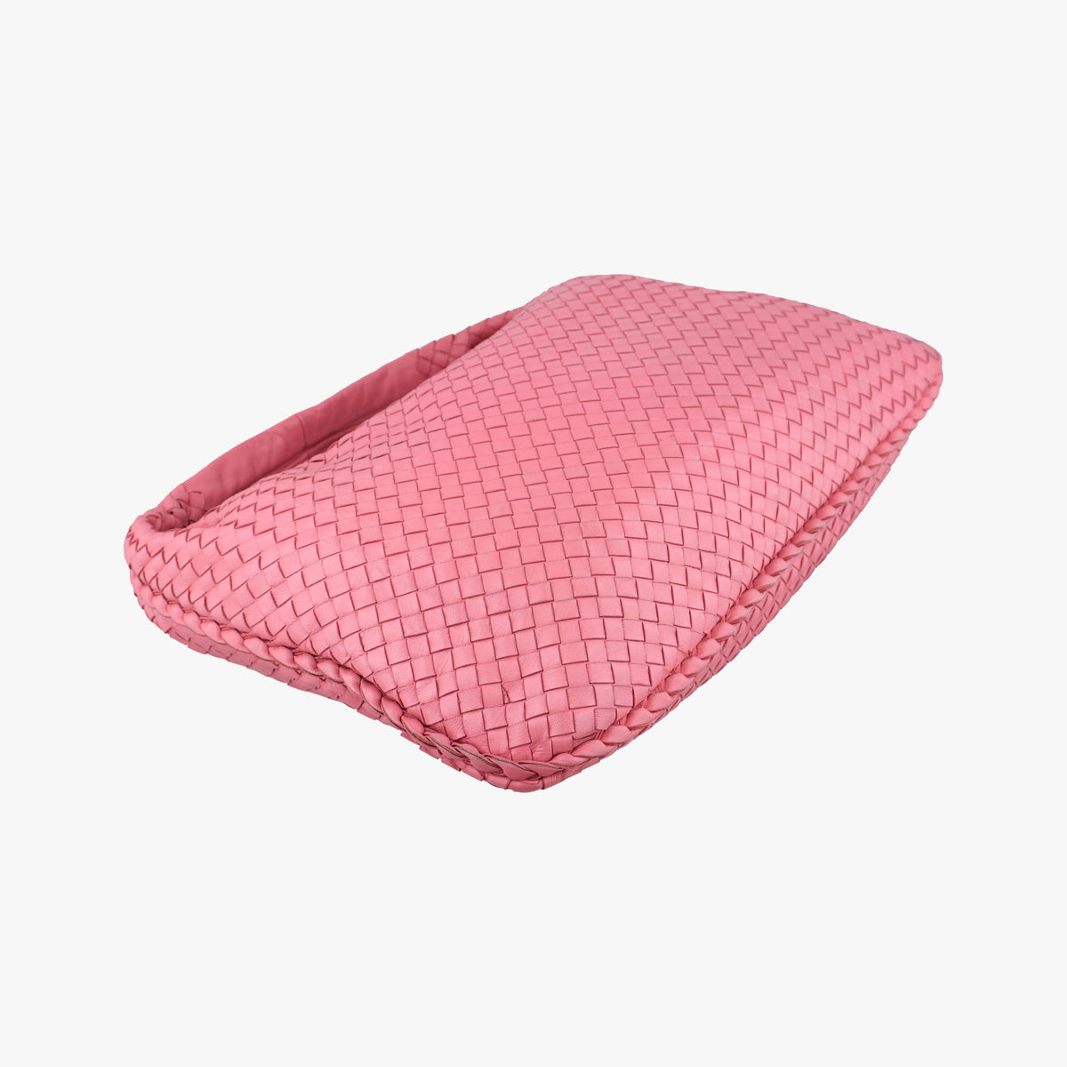 Pre-owned Bottega Veneta Intrecciato Pink lambskin  shoulderbag | stylenewstar
