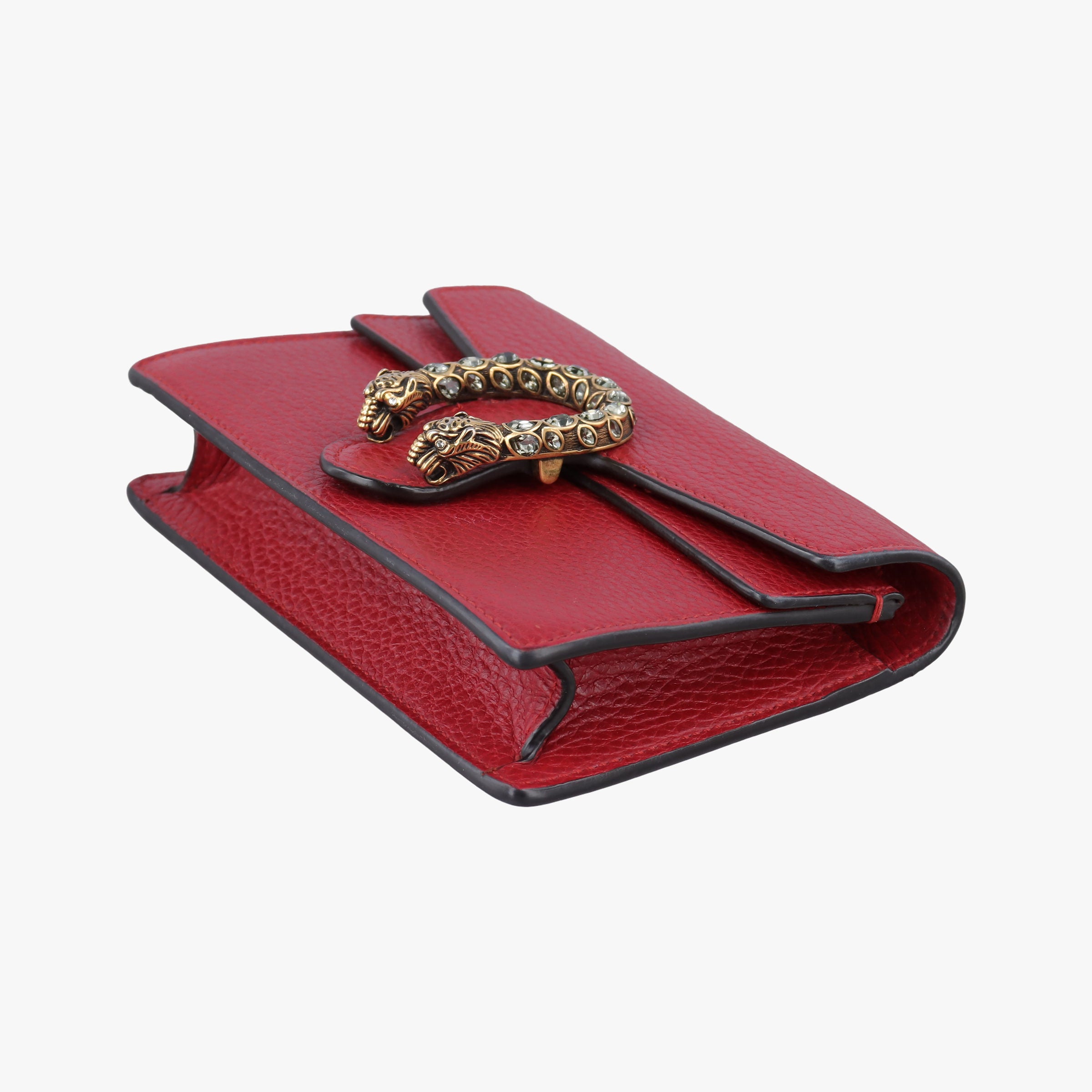 Pre-owned Gucci Dionysus Red Leather 476432 shoulderbag | stylenewstar
