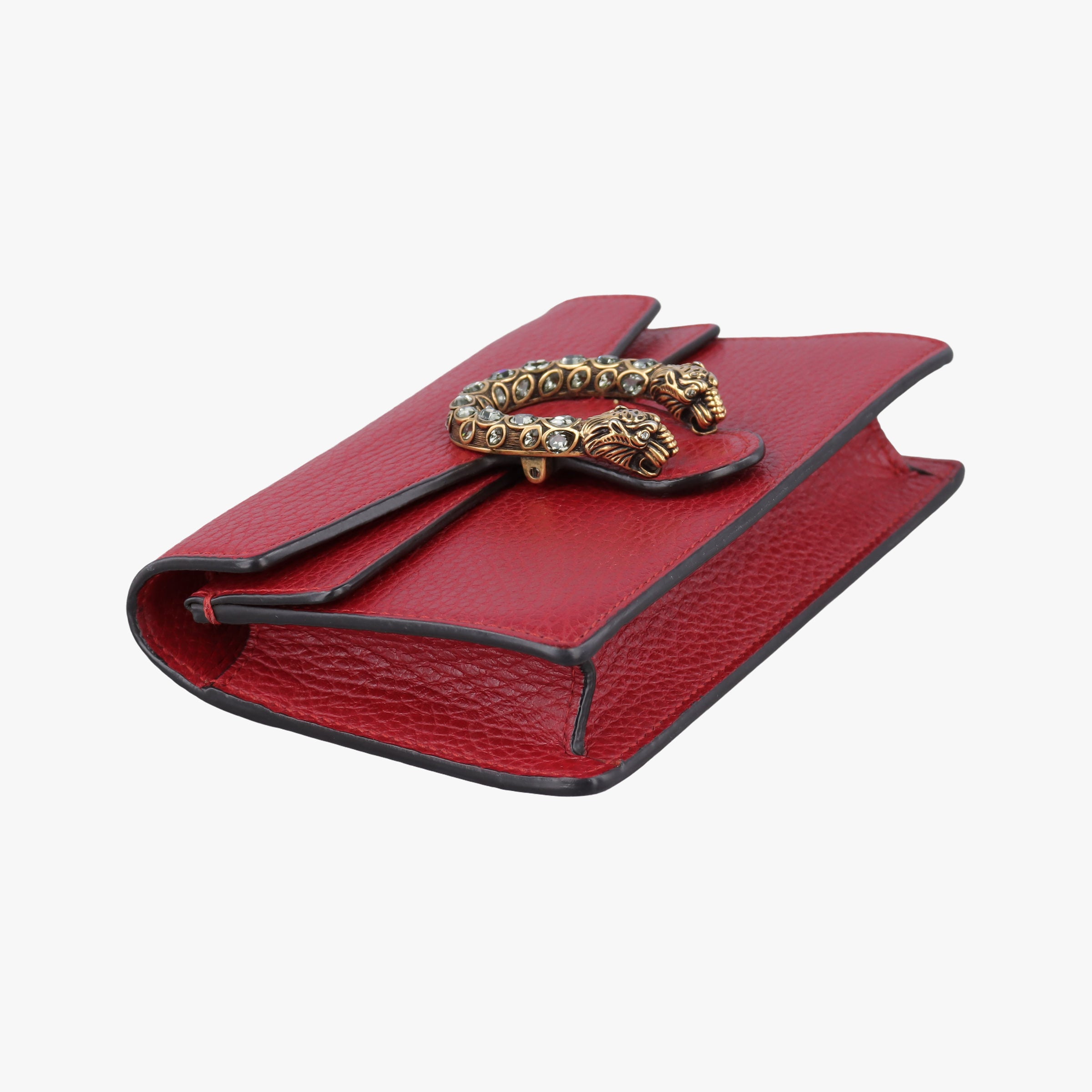 Pre-owned Gucci Dionysus Red Leather 476432 shoulderbag | stylenewstar