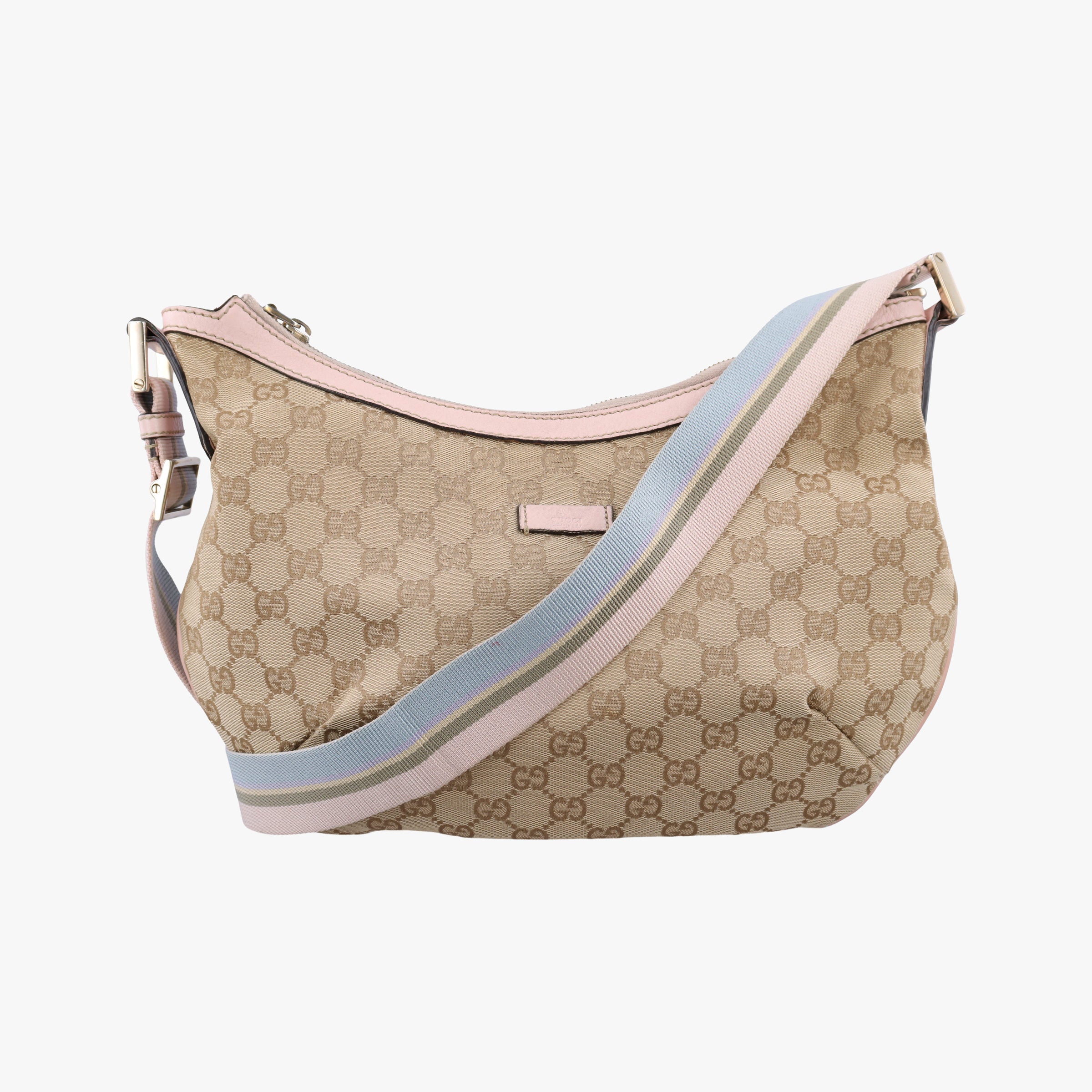 Pre-owned Gucci Sherry Line Beige canvas 181092 shoulderbag | stylenewstar