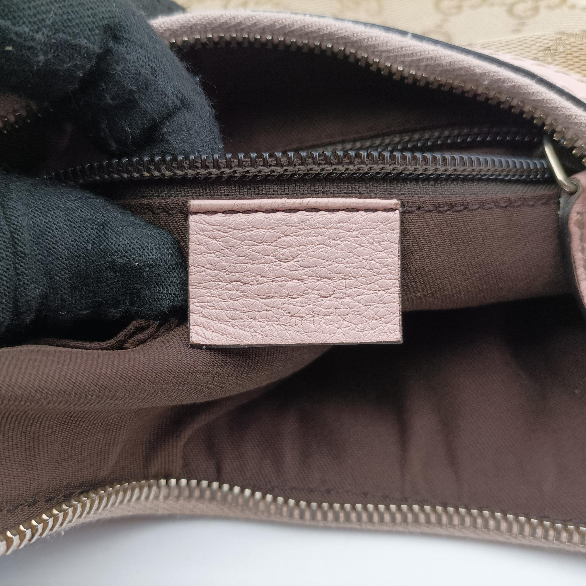 Pre-owned Gucci Sherry Line Beige canvas 181092 shoulderbag | stylenewstar
