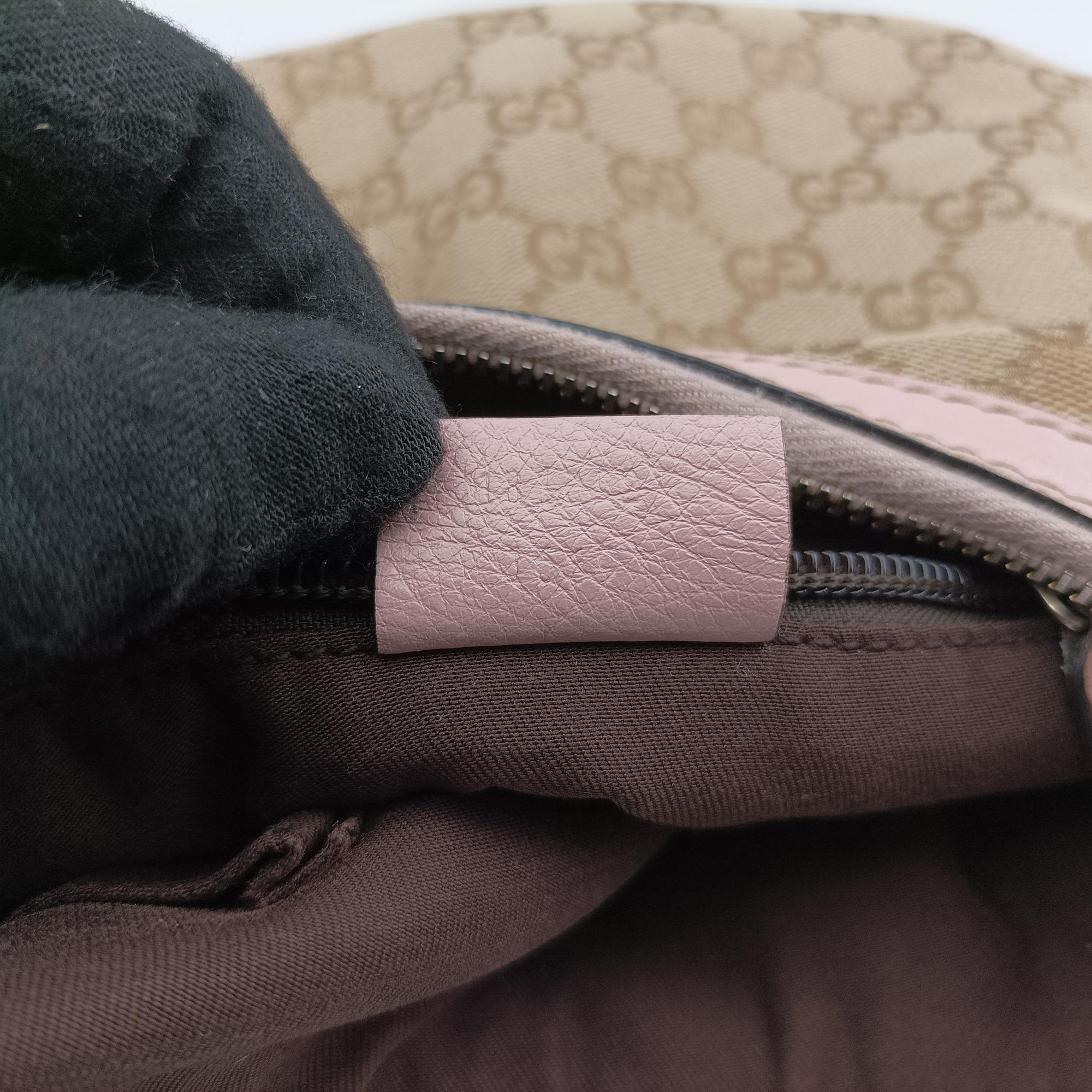 Pre-owned Gucci Sherry Line Beige canvas 181092 shoulderbag | stylenewstar