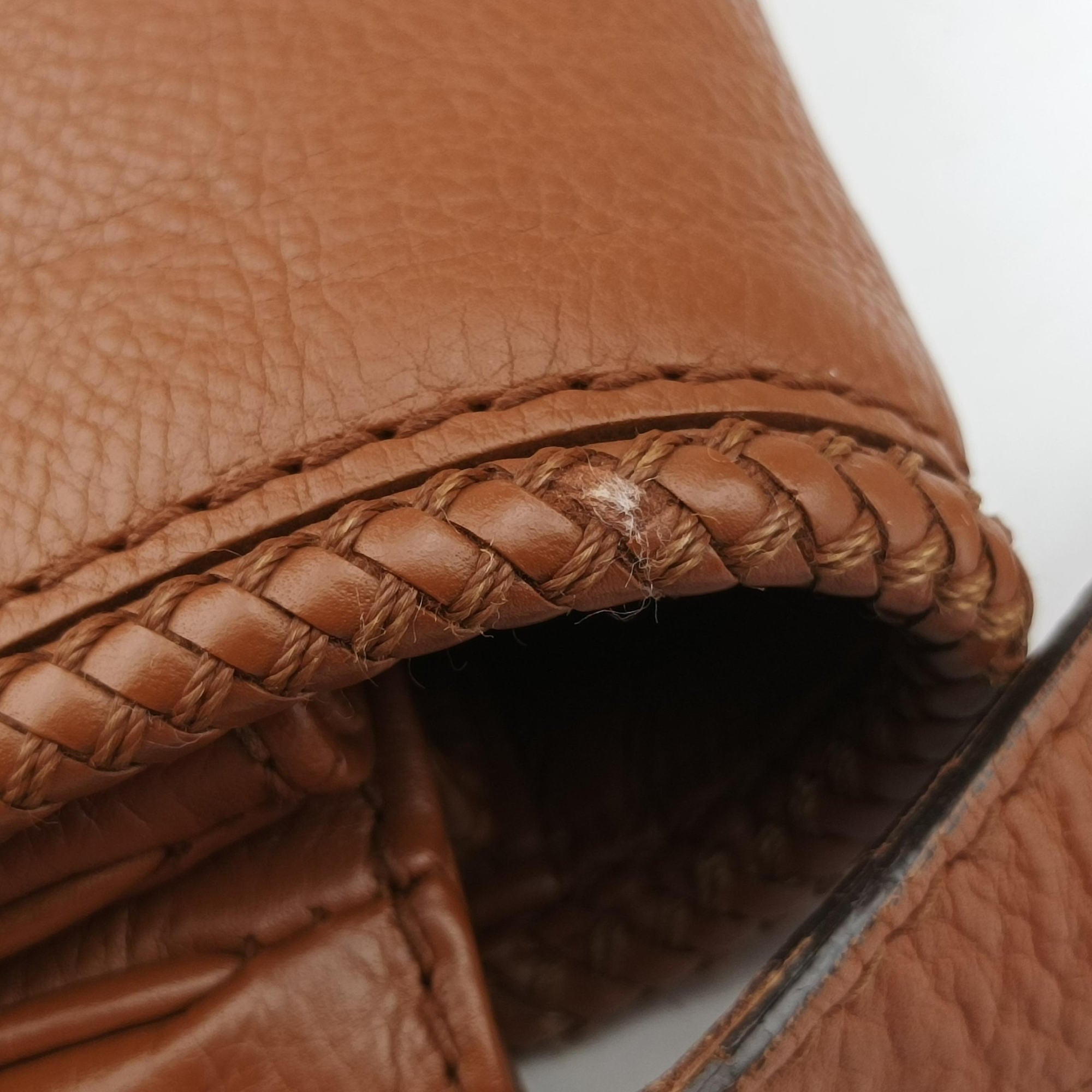 Pre-owned Gucci Marrakech Messenger Brown leather 257024 shoulderbag | stylenewstar