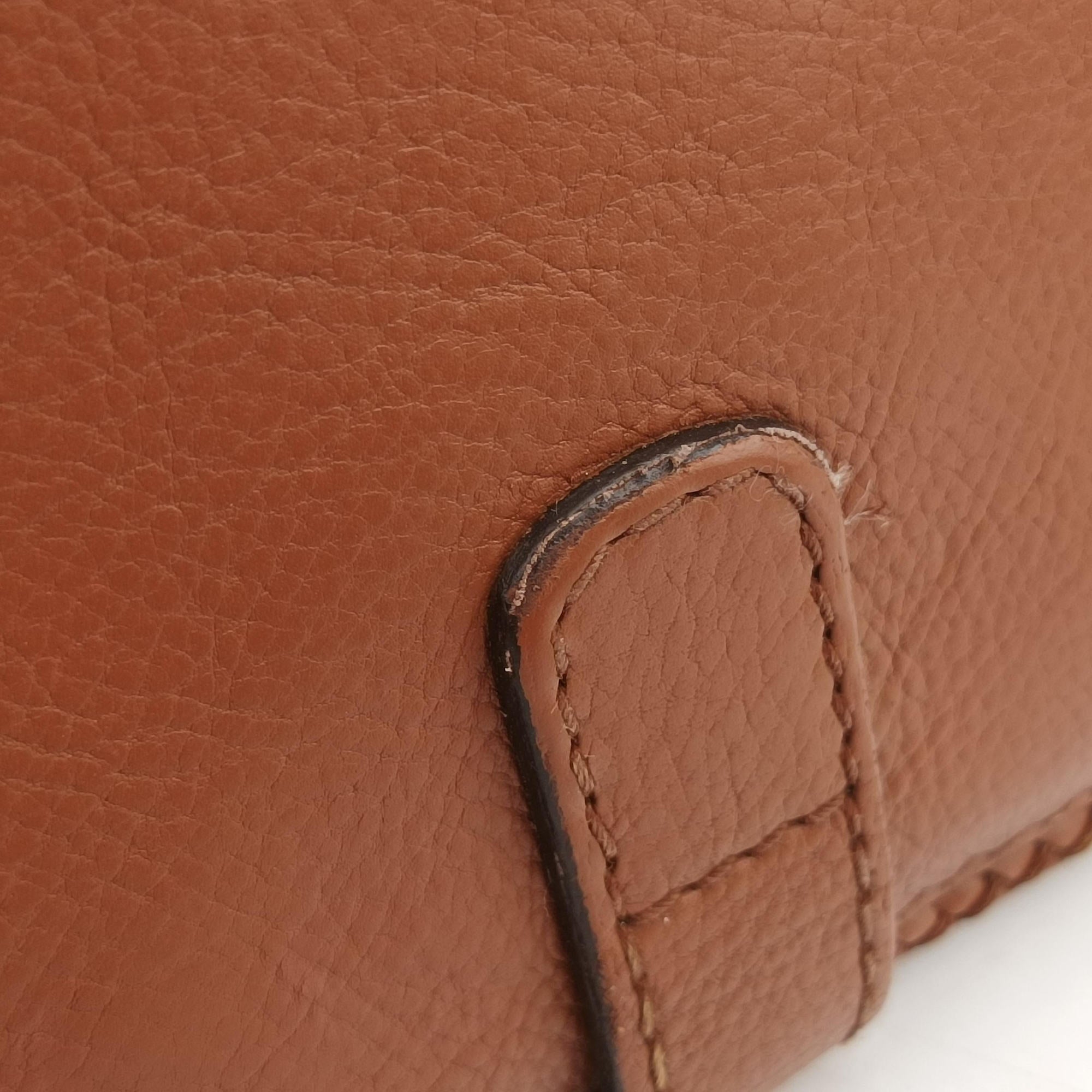 Pre-owned Gucci Marrakech Messenger Brown leather 257024 shoulderbag | stylenewstar