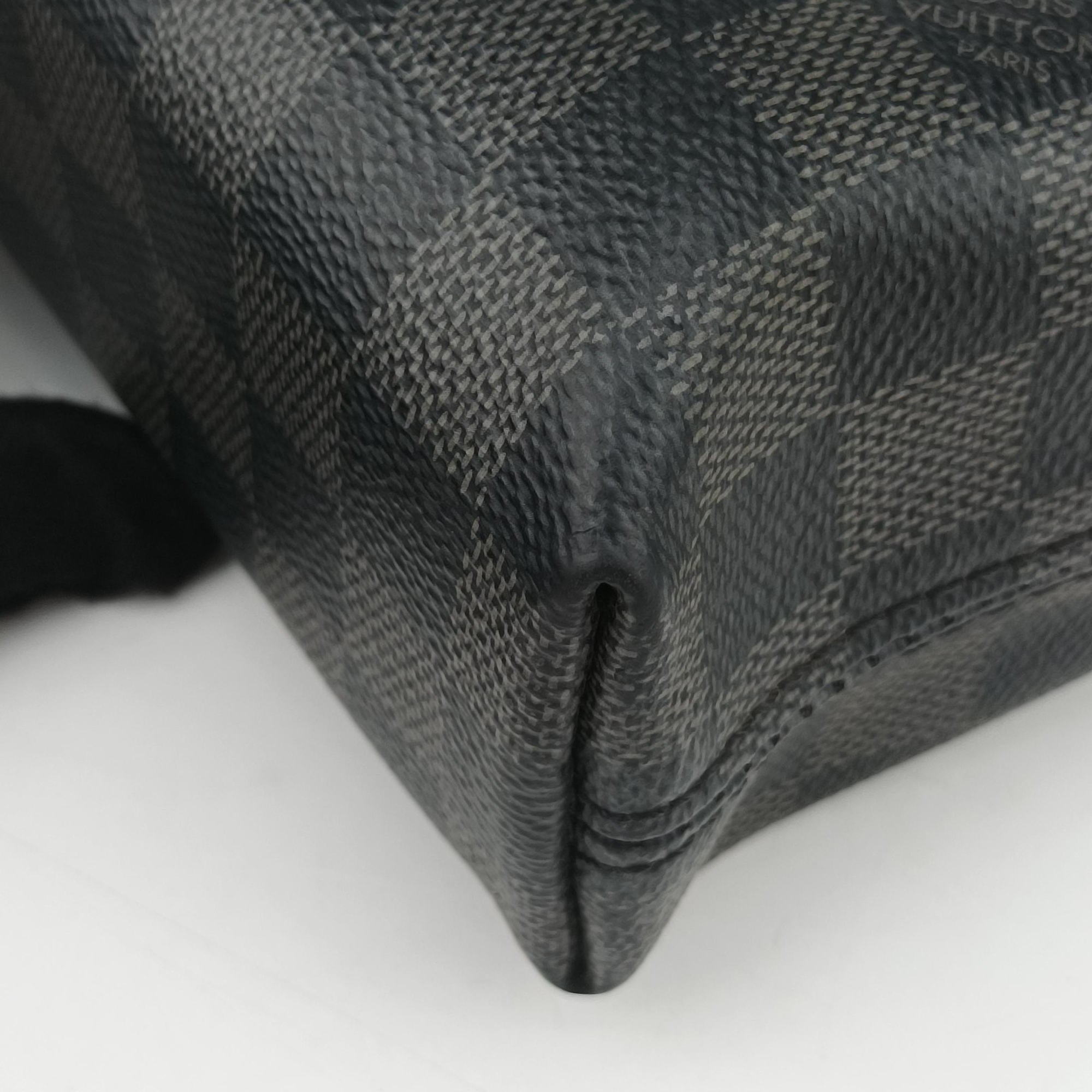 Pre-owned Louis Vuitton Porte-Documents Jour NM Noir Damier Graphite N48260 handbag | stylenewstar