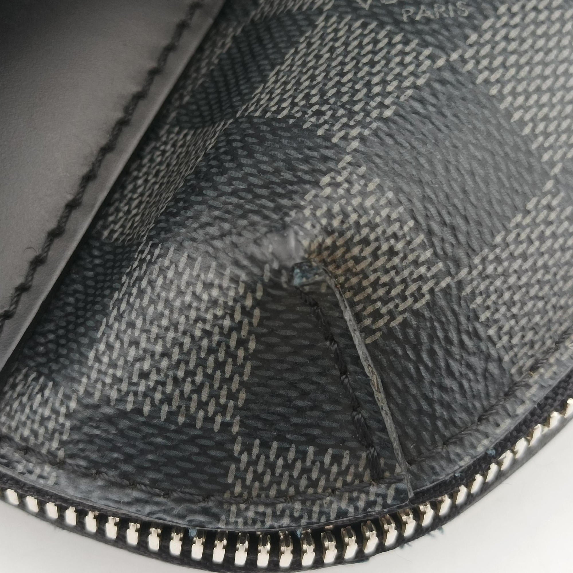 Pre-owned Louis Vuitton Porte-Documents Jour NM Noir Damier Graphite N48260 handbag | stylenewstar