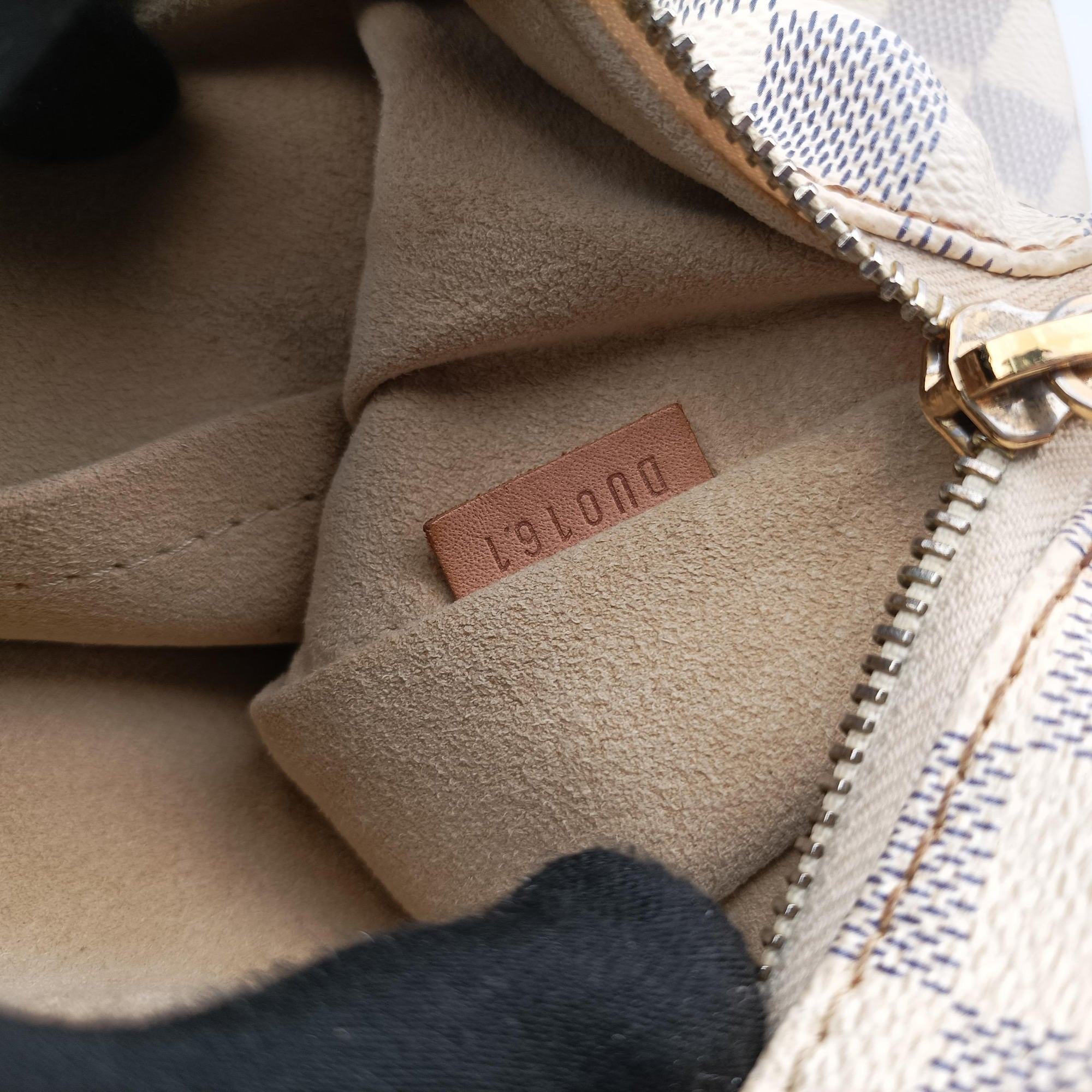 Vintage Louis Vuitton EVORA MM AZUR Damier Canvas N41133 shoulderbag | stylenewstar