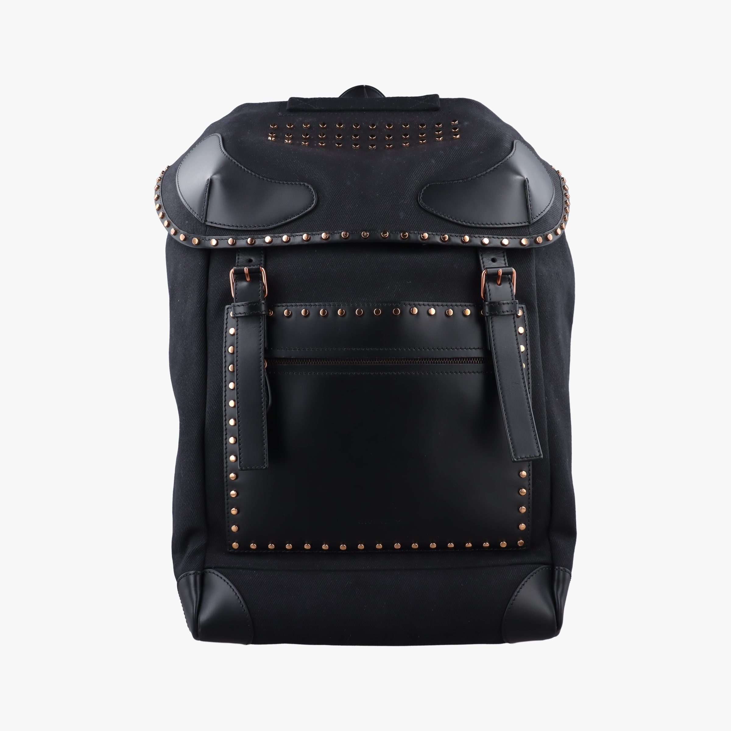 Secondhand Givenchy Rider Black Canvas × Calfskin Leather   backpack/rucksack | stylenewstar