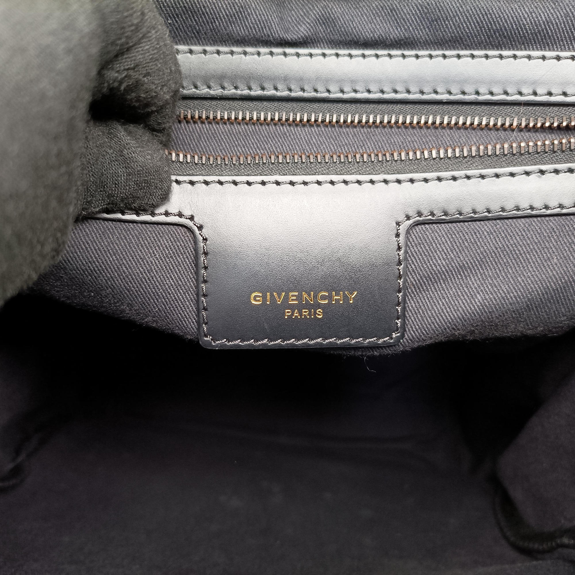 Secondhand Givenchy Rider Black Canvas × Calfskin Leather   backpack/rucksack | stylenewstar