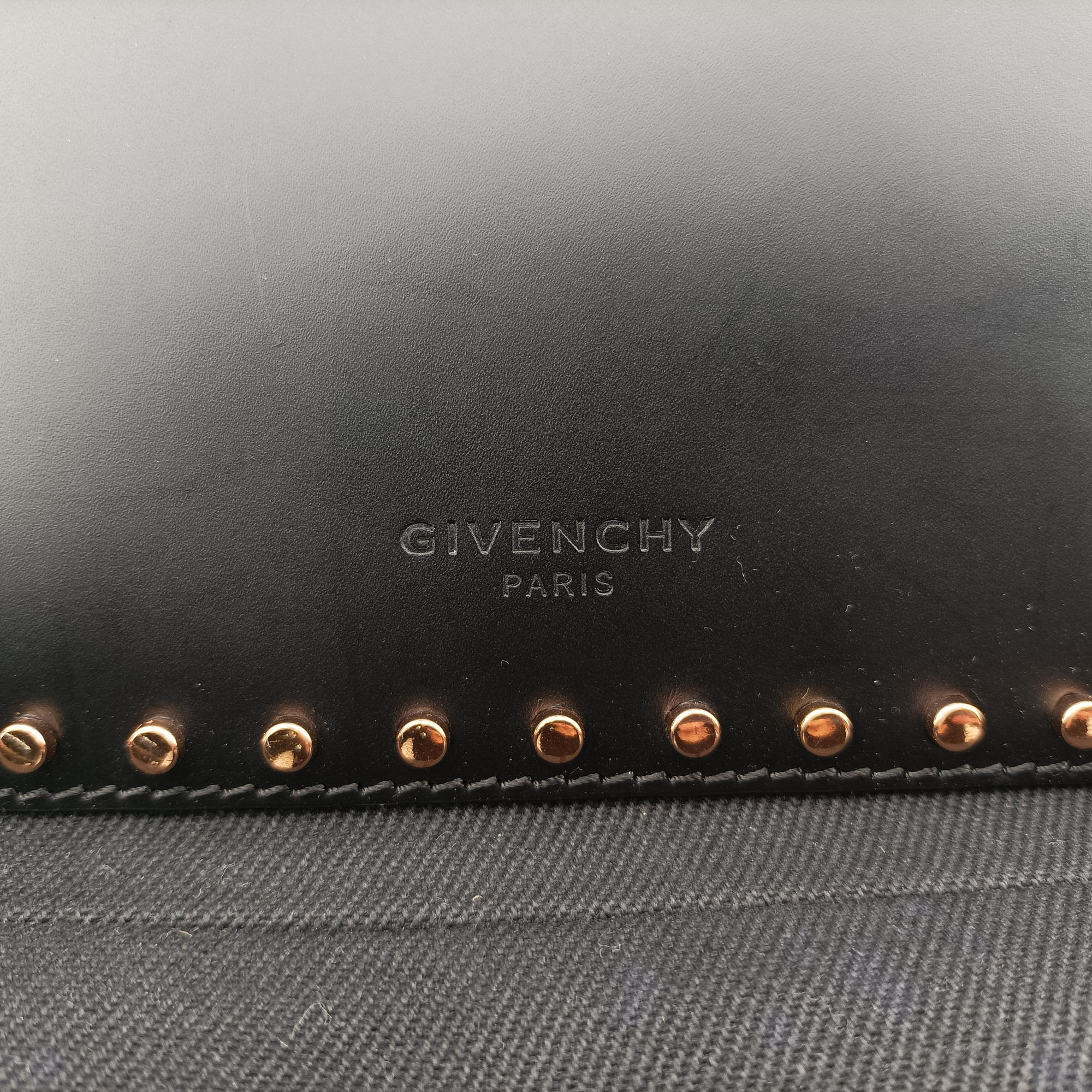 Secondhand Givenchy Rider Black Canvas × Calfskin Leather   backpack/rucksack | stylenewstar