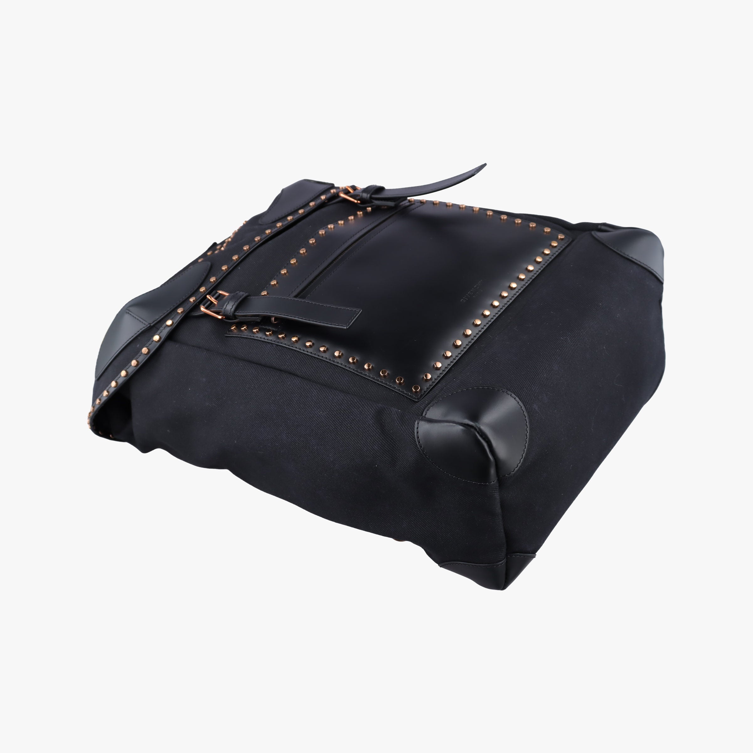 Secondhand Givenchy Rider Black Canvas × Calfskin Leather   backpack/rucksack | stylenewstar