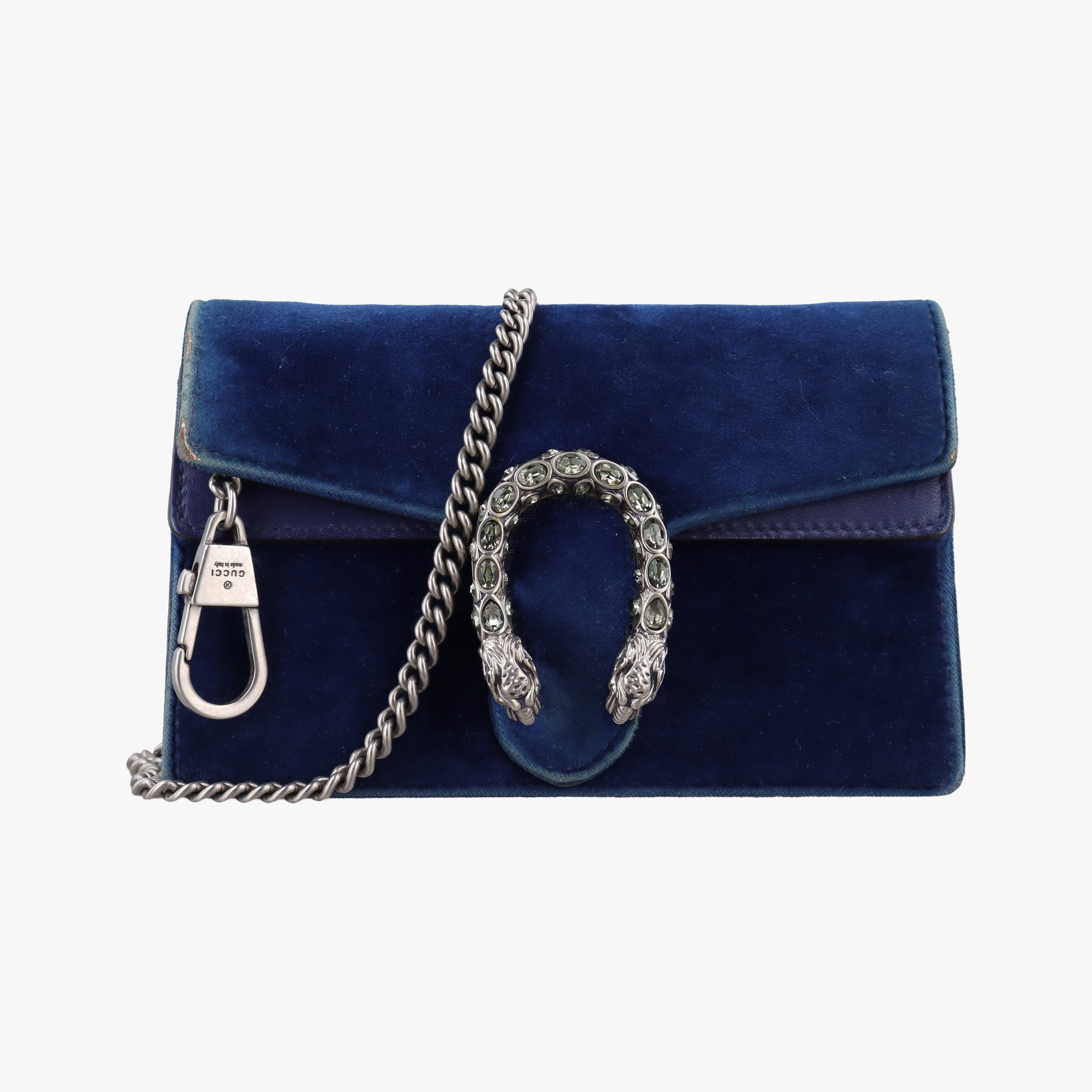 Vintage Gucci Dionysus Blue velour 476432 shoulderbag | stylenewstar