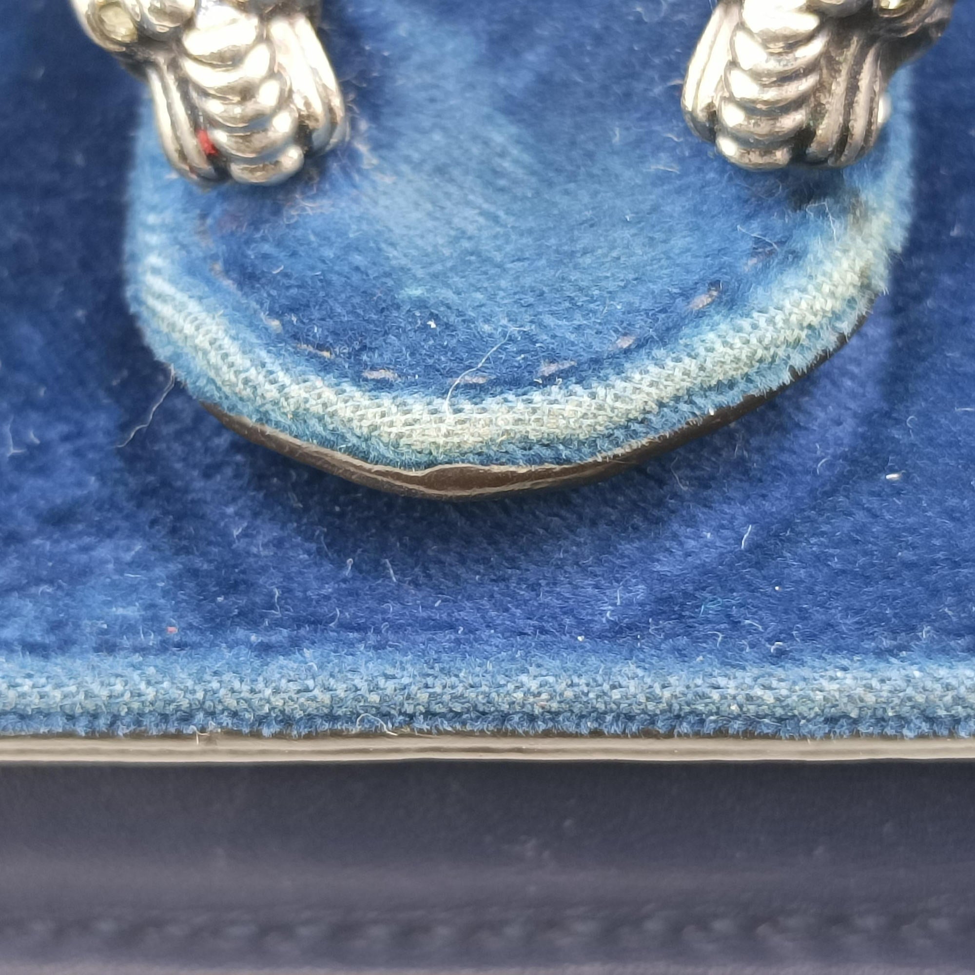 Vintage Gucci Dionysus Blue velour 476432 shoulderbag | stylenewstar