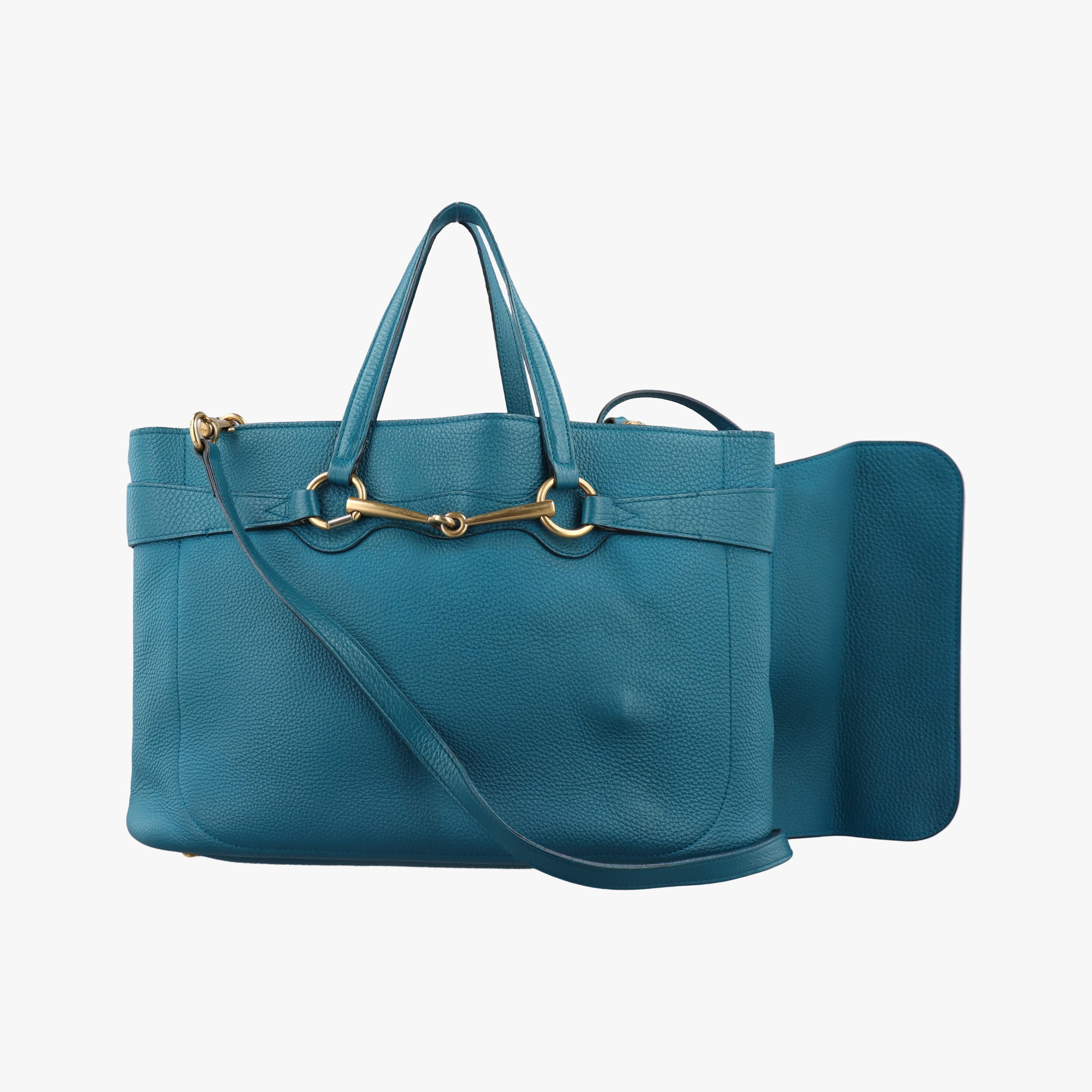 Secondhand Gucci Bright Bit Blue Leather 353117 shoulderbag | stylenewstar