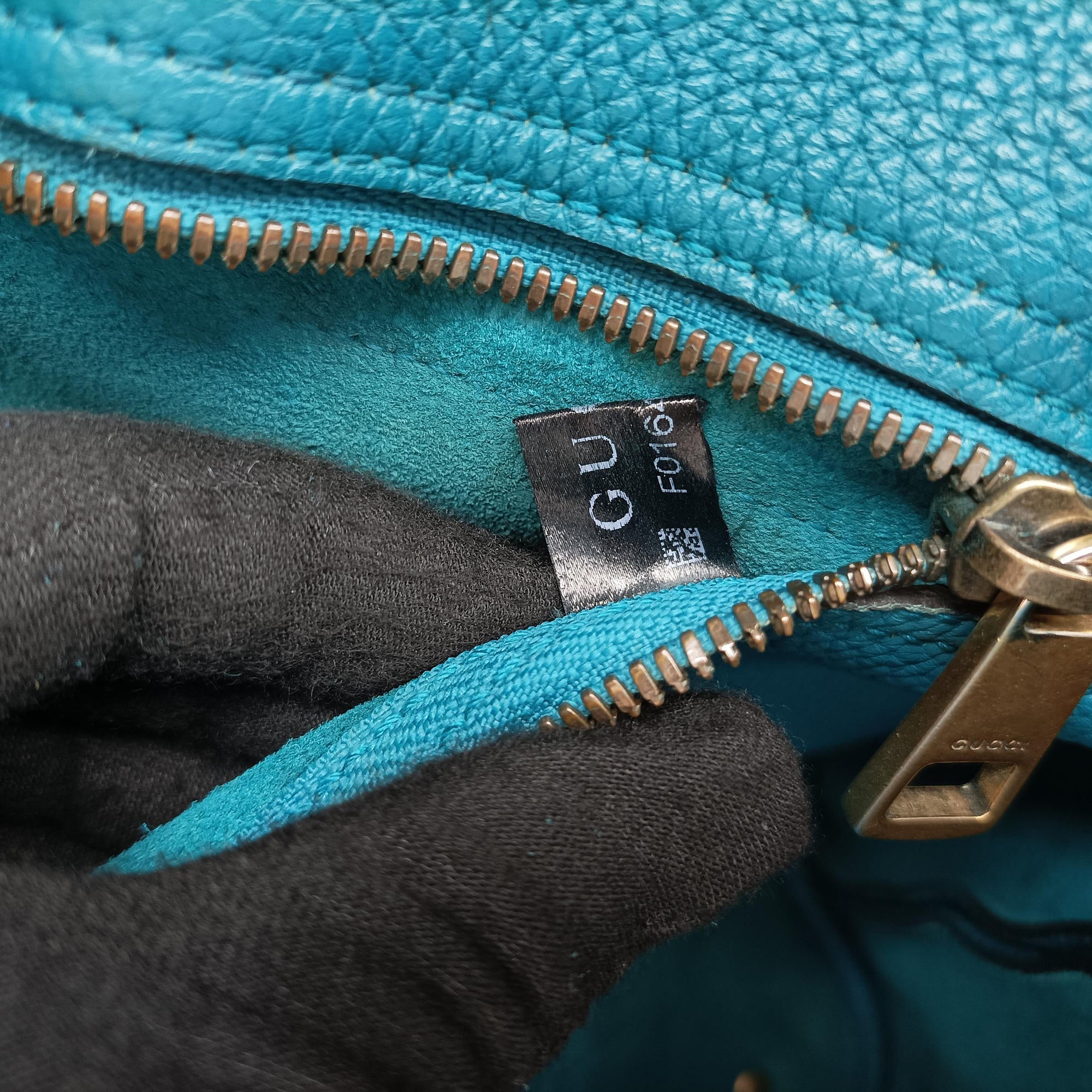Secondhand Gucci Bright Bit Blue Leather 353117 shoulderbag | stylenewstar