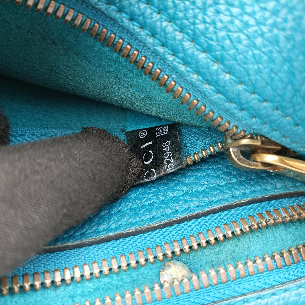 Secondhand Gucci Bright Bit Blue Leather 353117 shoulderbag | stylenewstar