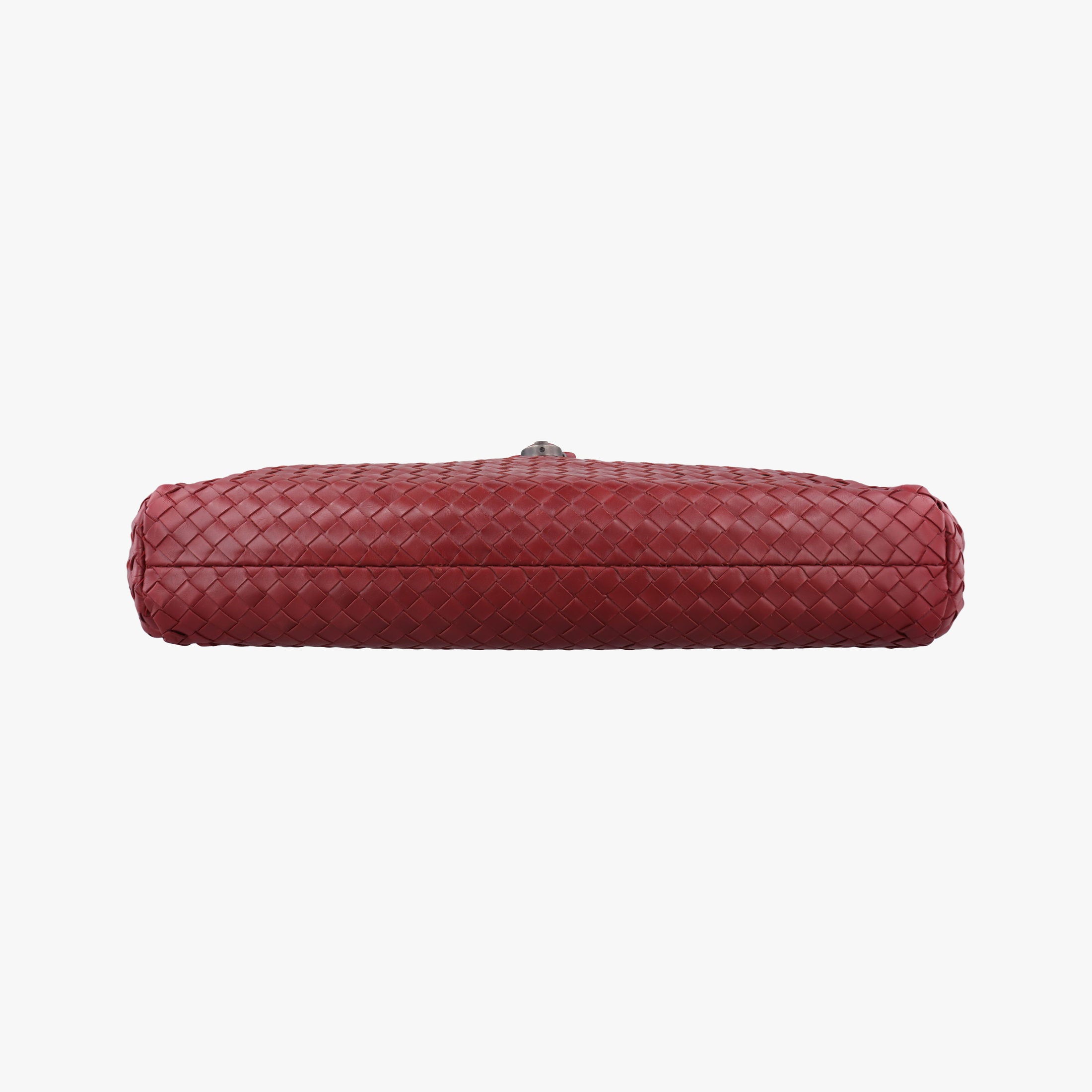 Vintage Bottega Veneta Intrecciato Red lambskin  handbag | stylenewstar