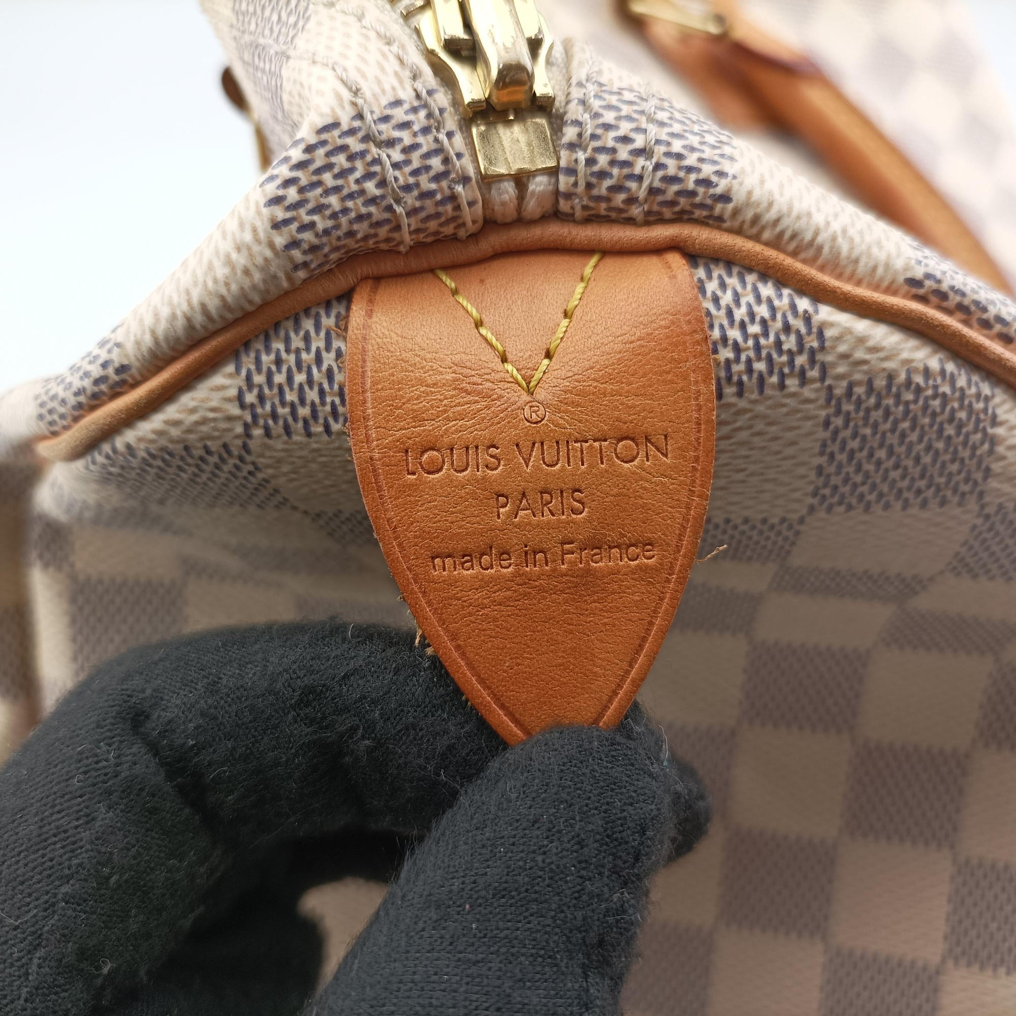 Pre-owned Louis Vuitton Speedy 30 AZUR Damier Canvas N41533 handbag | stylenewstar