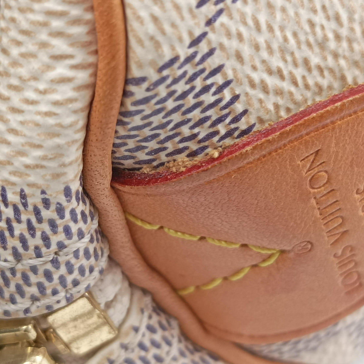 Pre-owned Louis Vuitton Speedy 30 AZUR Damier Canvas N41533 handbag | stylenewstar