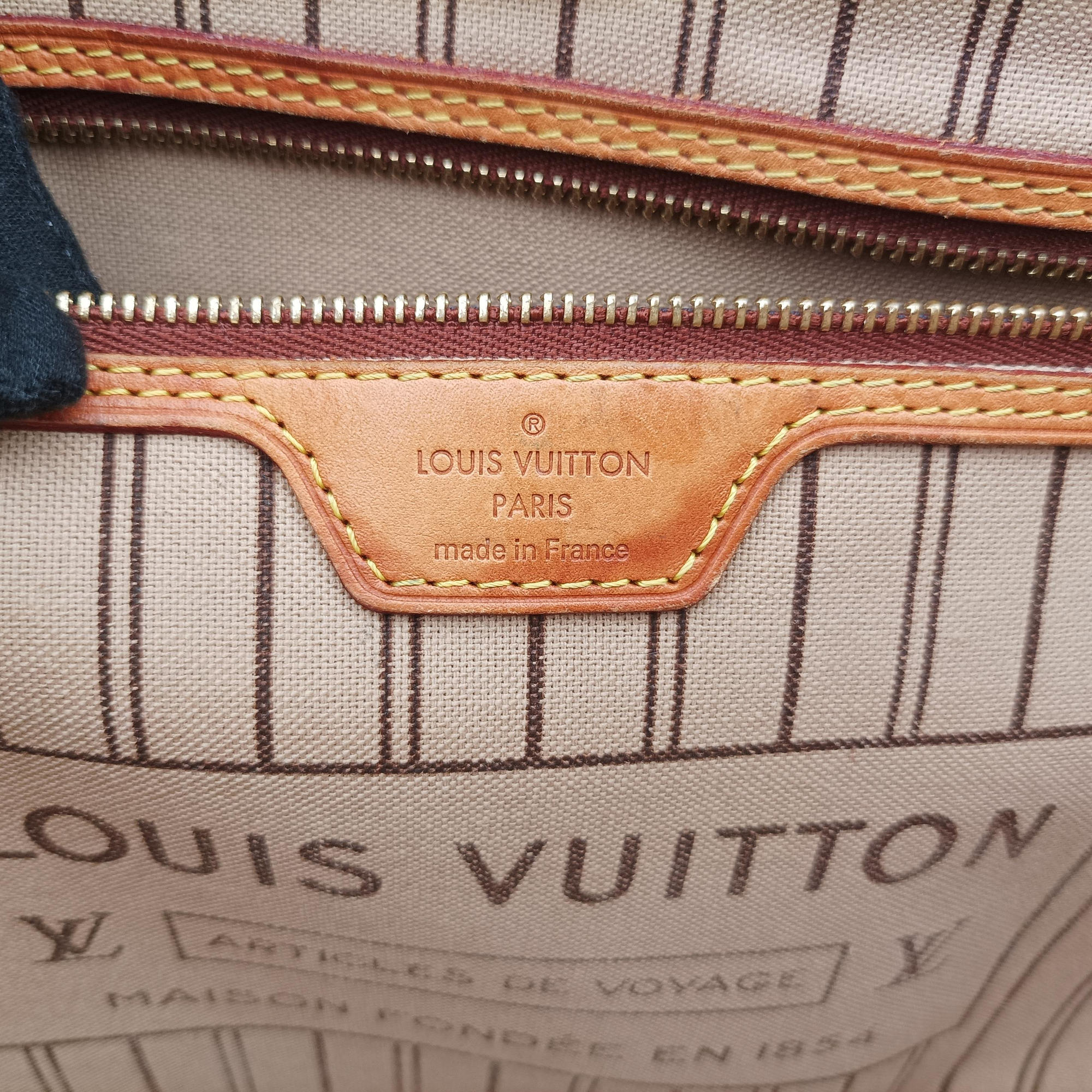 Pre-owned Louis Vuitton NEVERFULL GM Brown Monogram Canvas M40157 shoulderbag | stylenewstar