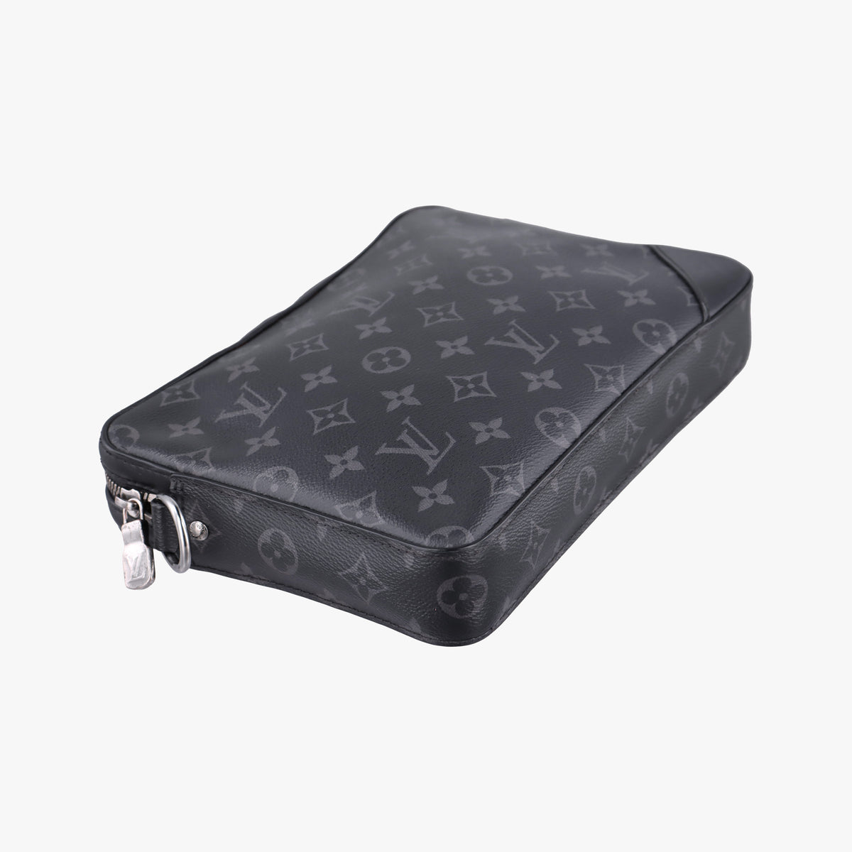 Secondhand Louis Vuitton Trio Messenger Gris Monogram Shadow M46603 shoulderbag | stylenewstar