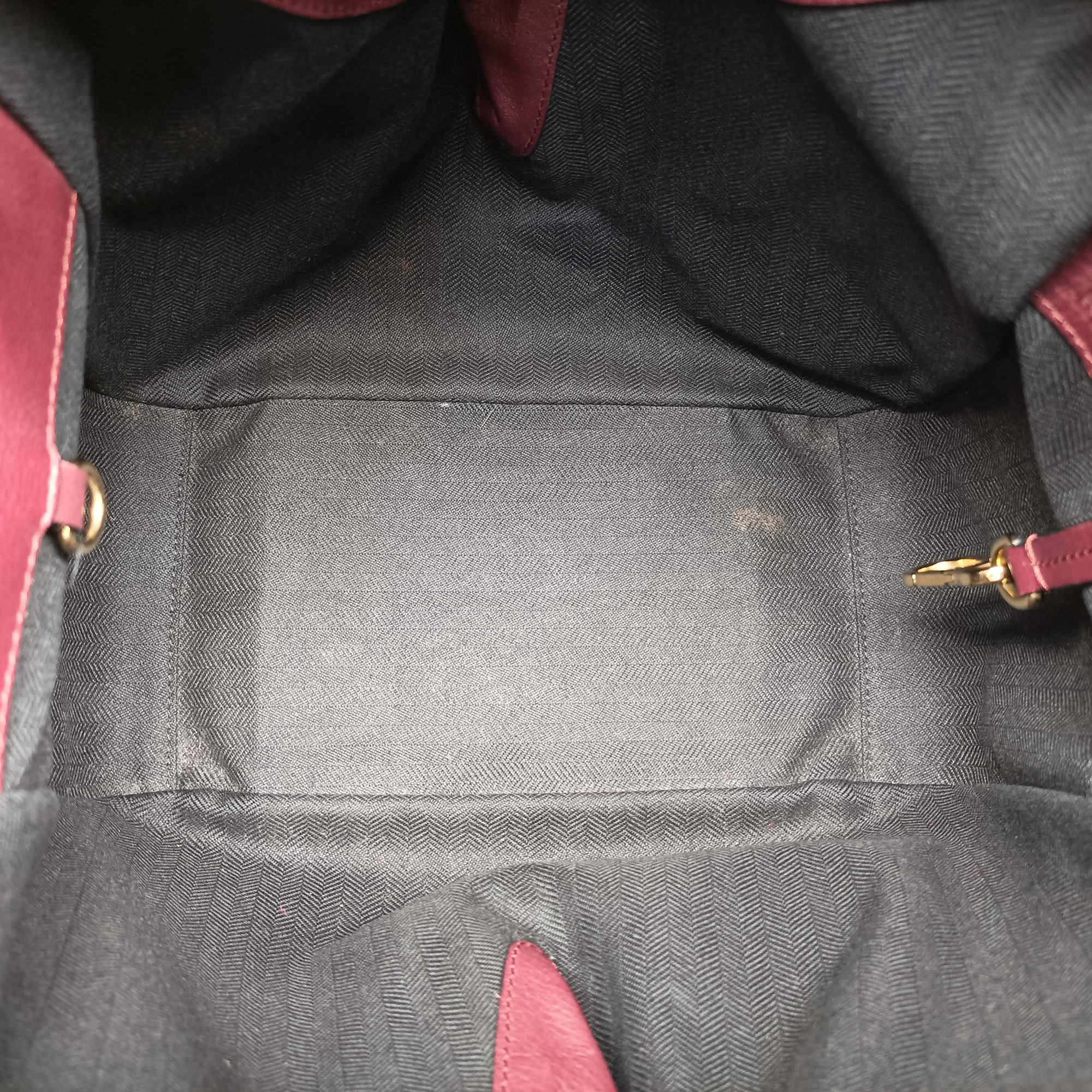 Pre-owned Loewe hammock Red×burgundy leather  shoulderbag | stylenewstar