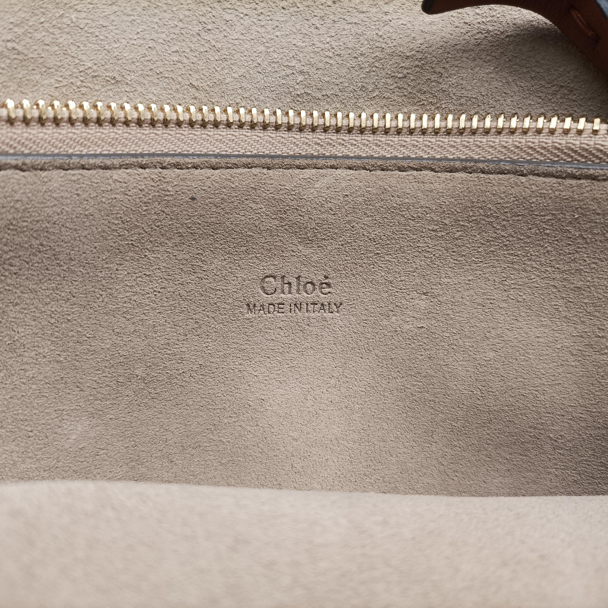 Pre-owned Chloe FAYE Brown Leather × suede  shoulderbag | stylenewstar