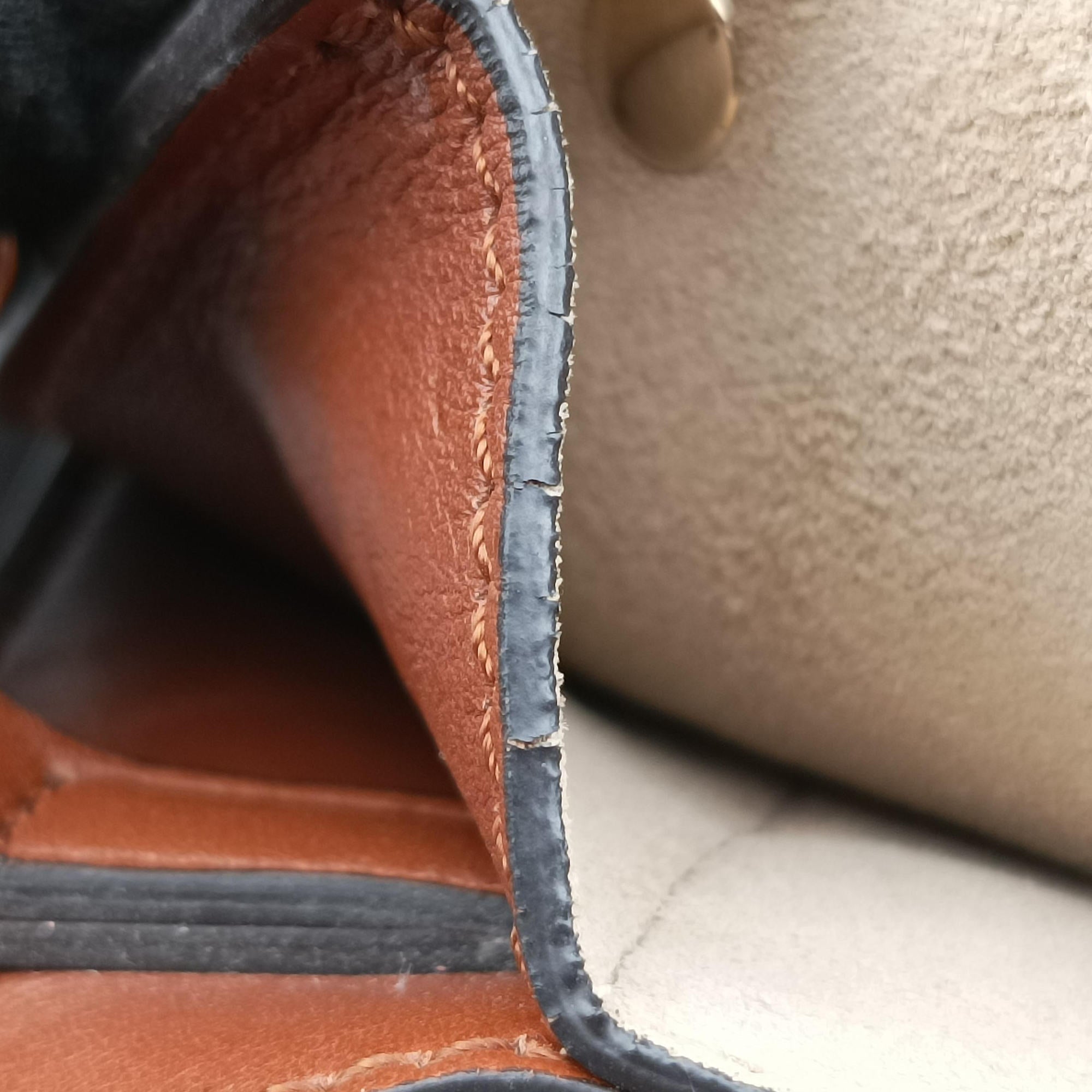 Pre-owned Chloe FAYE Brown Leather × suede  shoulderbag | stylenewstar