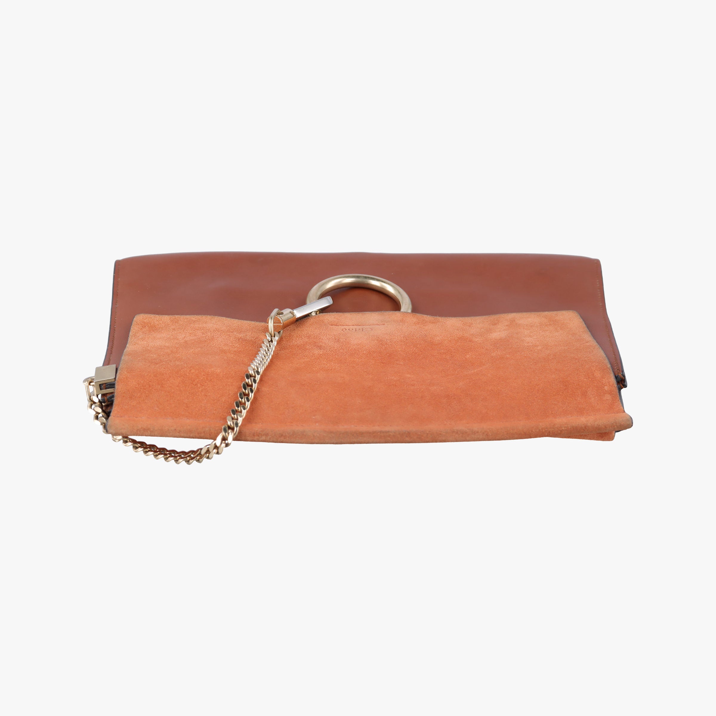 Pre-owned Chloe FAYE Brown Leather × suede  shoulderbag | stylenewstar