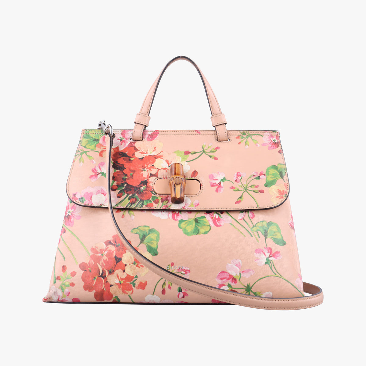 Vintage Gucci Bamboo Daily Beige×Multicolour Leather 392013 shoulderbag | stylenewstar
