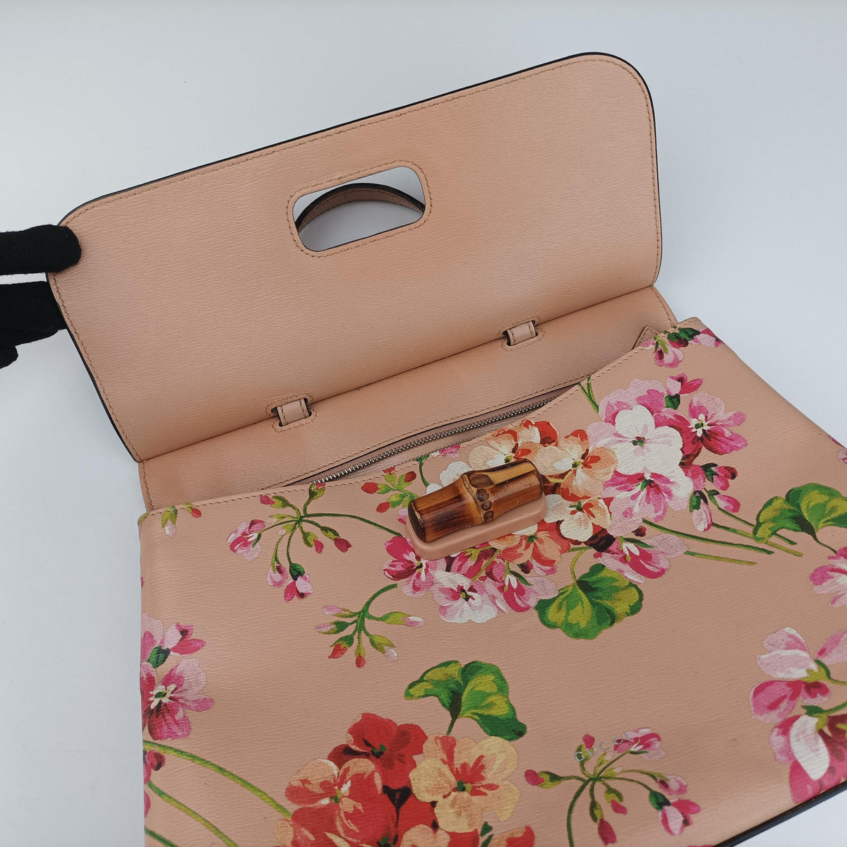 Vintage Gucci Bamboo Daily Beige×Multicolour Leather 392013 shoulderbag | stylenewstar