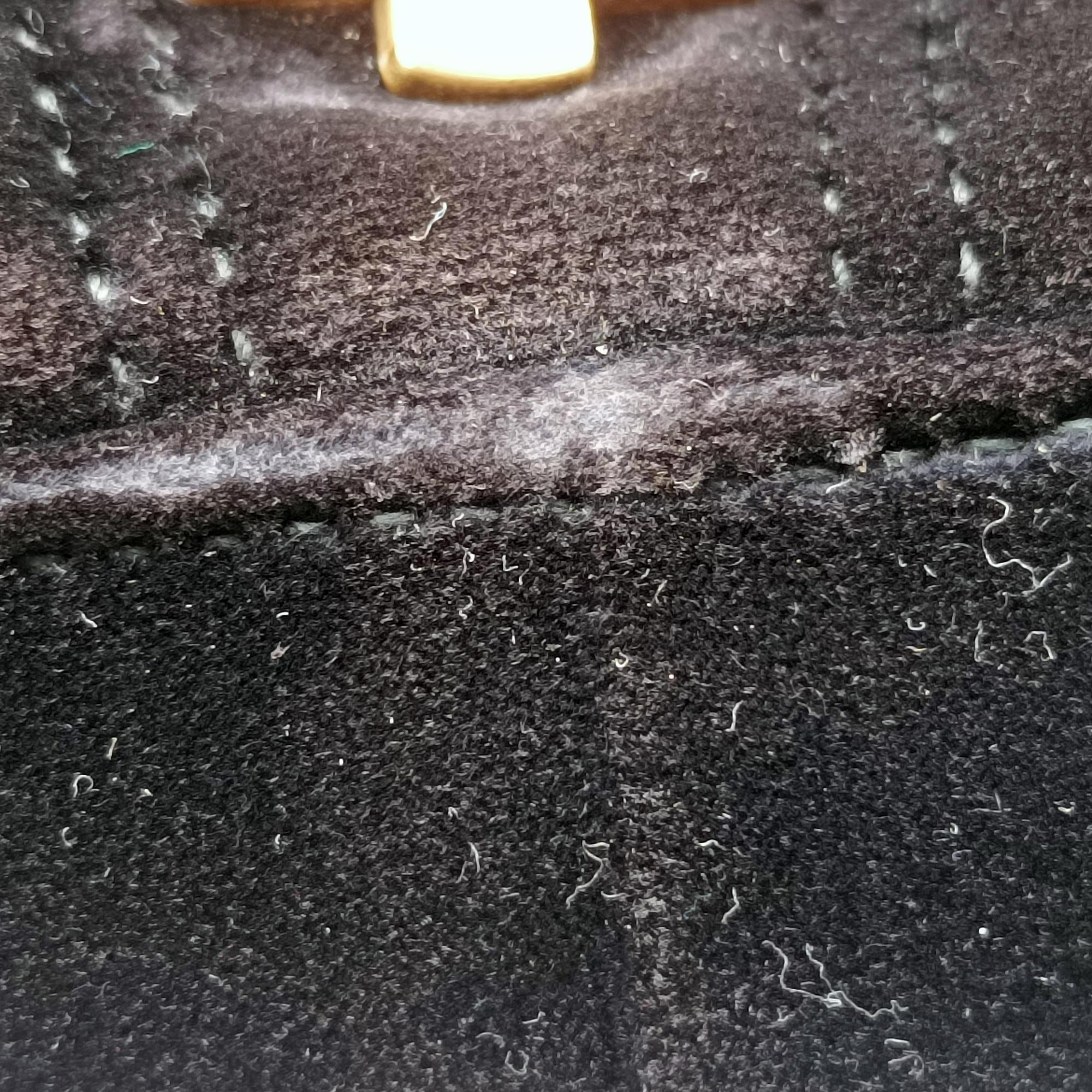 Pre-owned Gucci GG Marmont Black×multicolor velour 443496 shoulderbag | stylenewstar