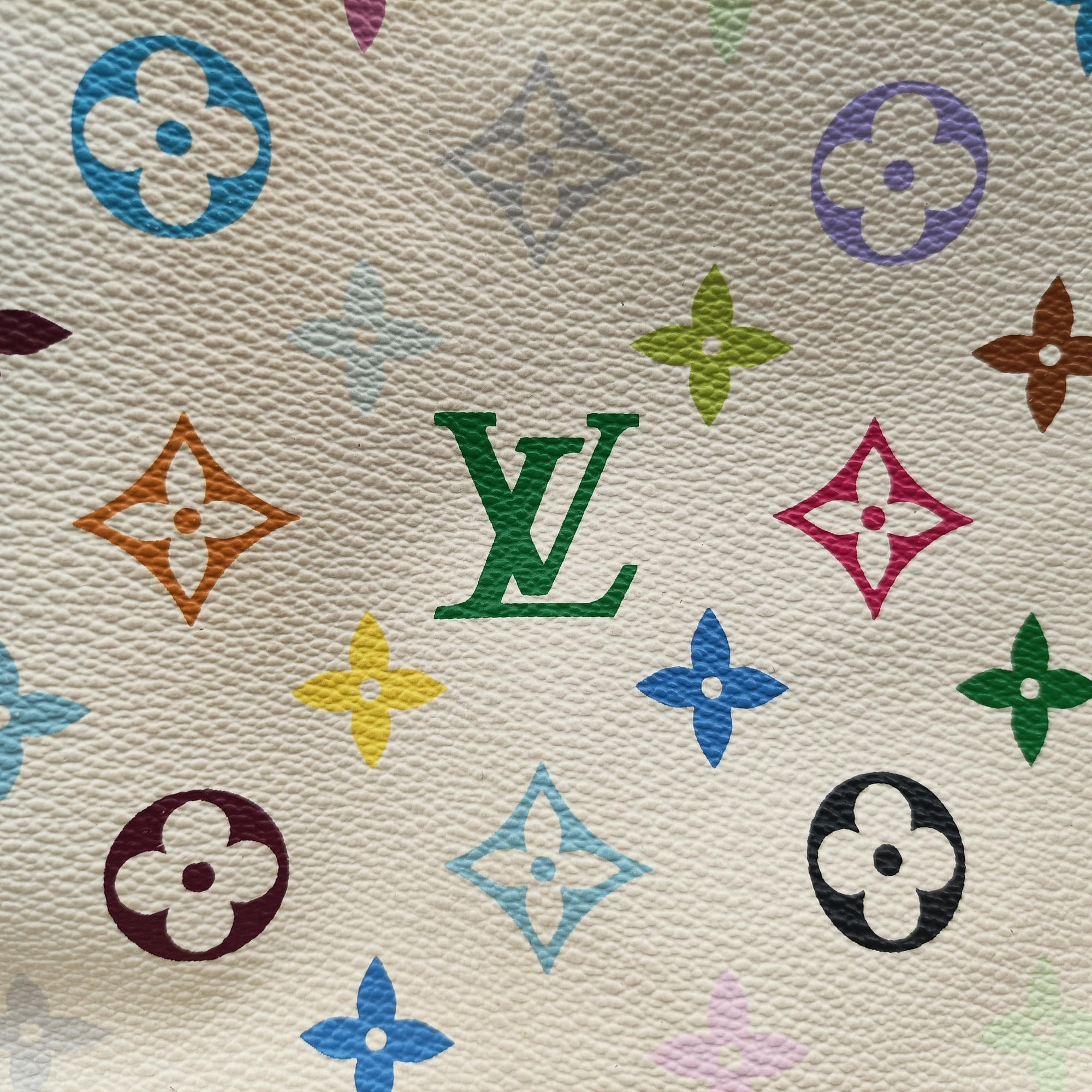 Secondhand Louis Vuitton Petit NOe white Monogram Multicolor M42229 shoulderbag | stylenewstar