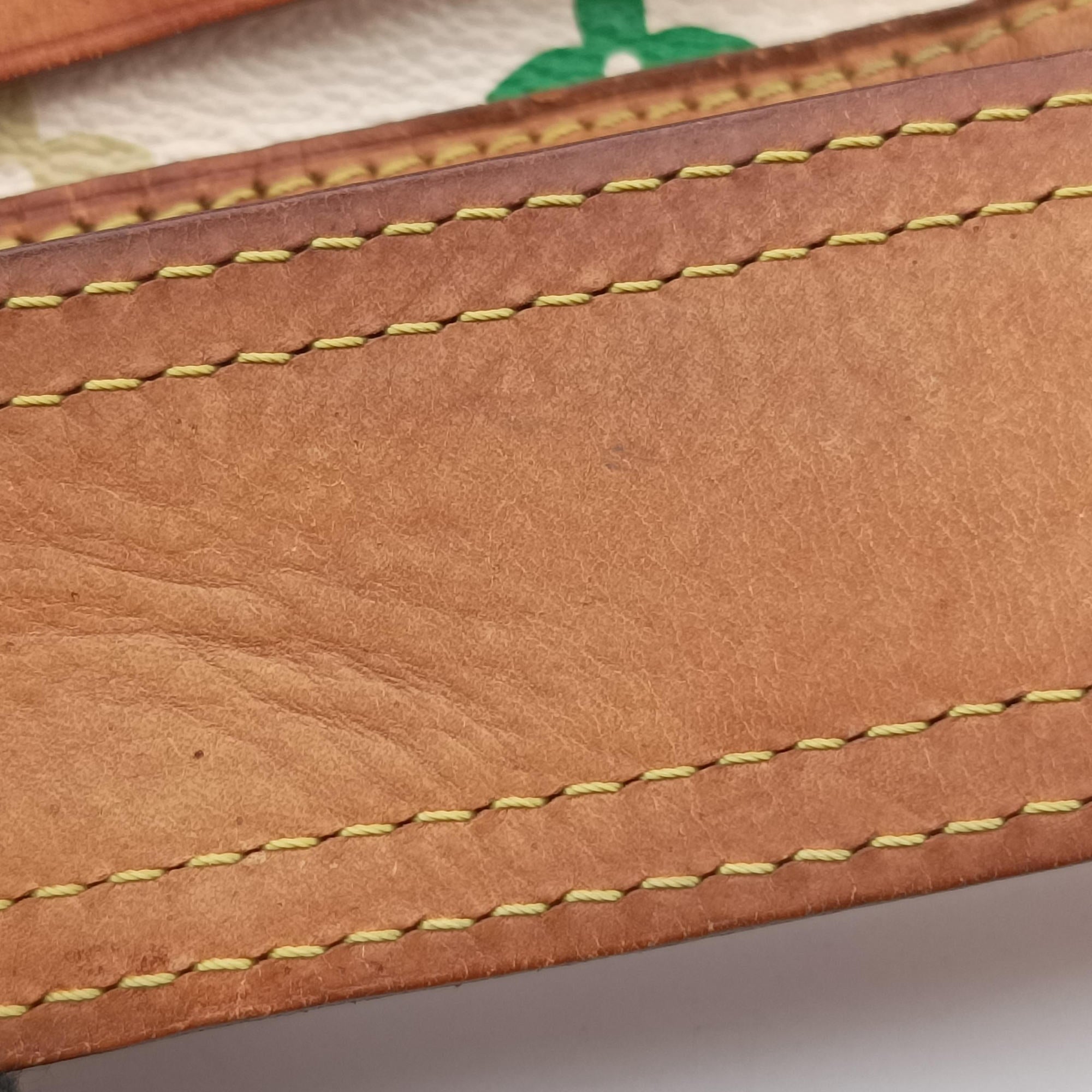 Secondhand Louis Vuitton Petit NOe white Monogram Multicolor M42229 shoulderbag | stylenewstar