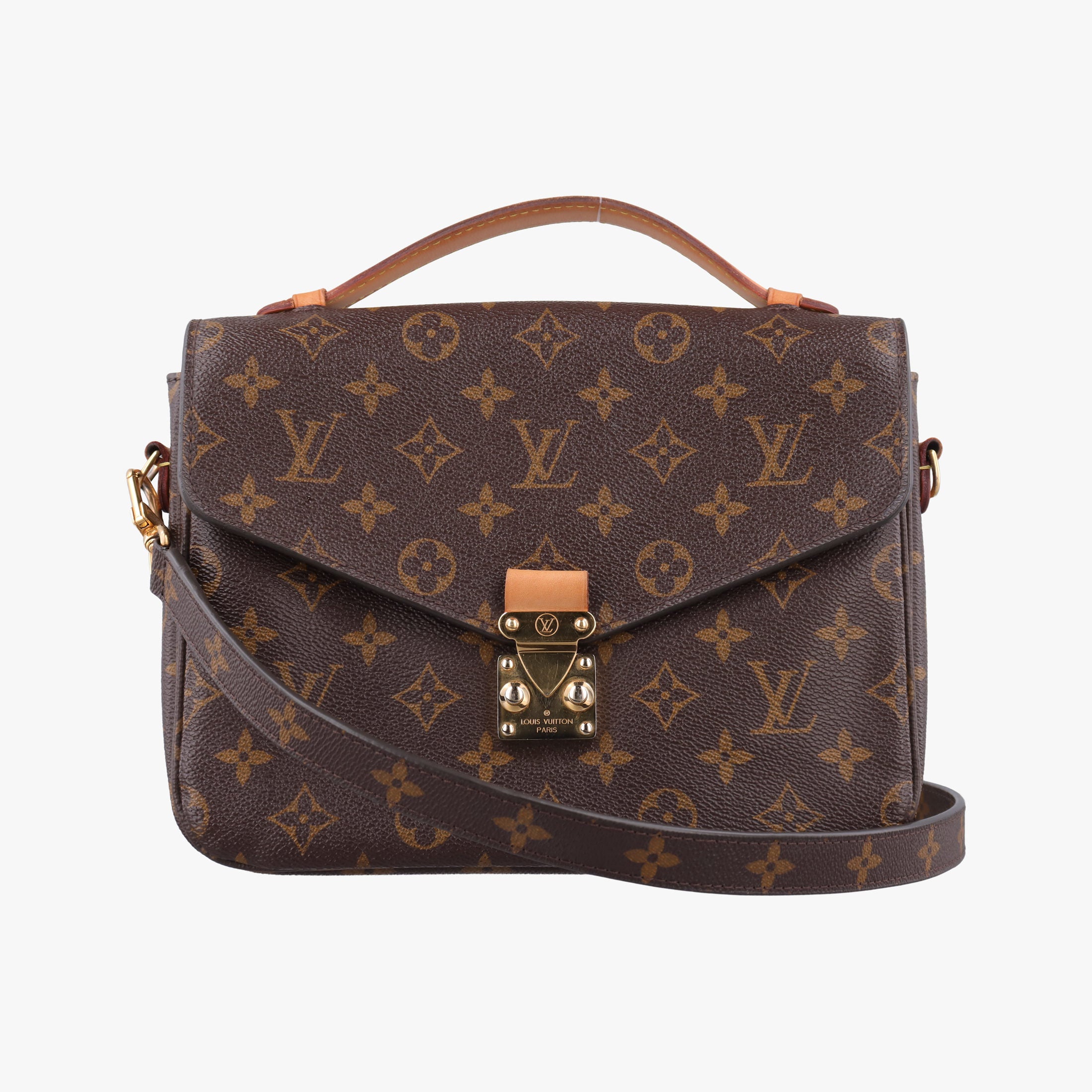 Pre-owned Louis Vuitton Pochette Metis MM Brown Monogram Canvas M44875 shoulderbag | stylenewstar