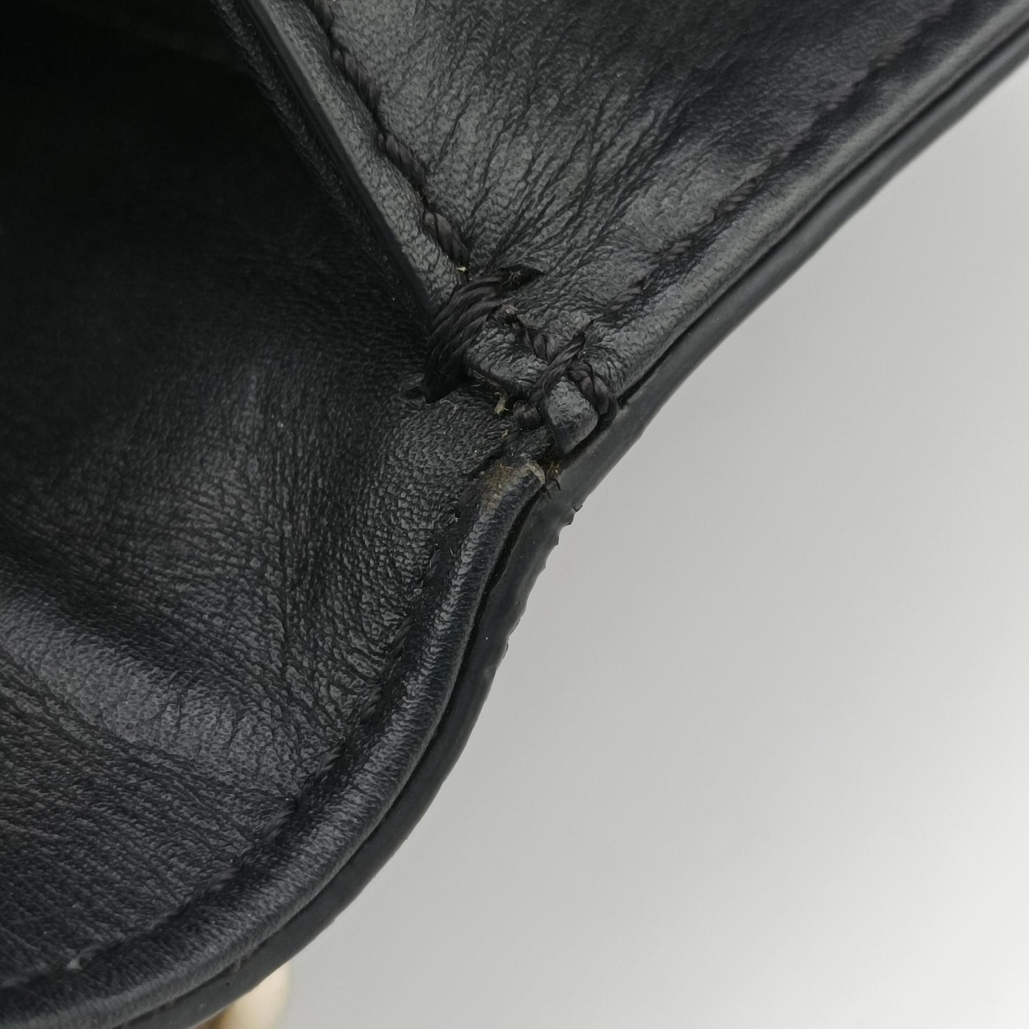 Pre-owned Valentino Rockstud Glam Lock Black Leather  shoulderbag | stylenewstar