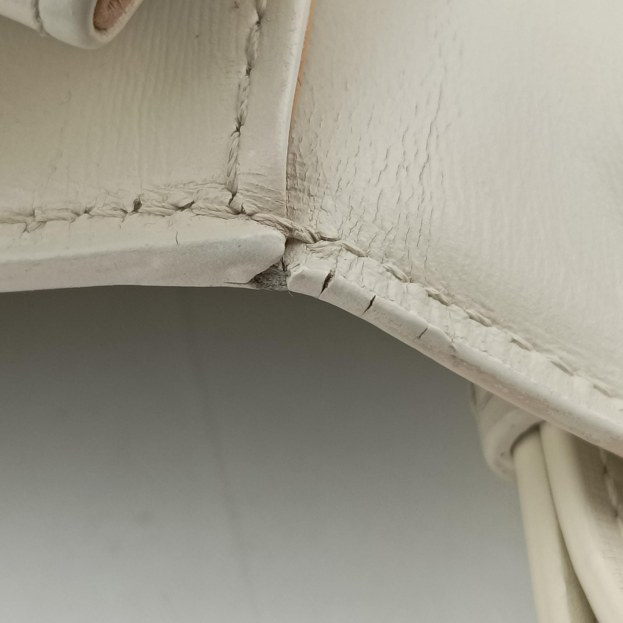Secondhand Delvaux Brillon MM White Leather  shoulderbag | stylenewstar