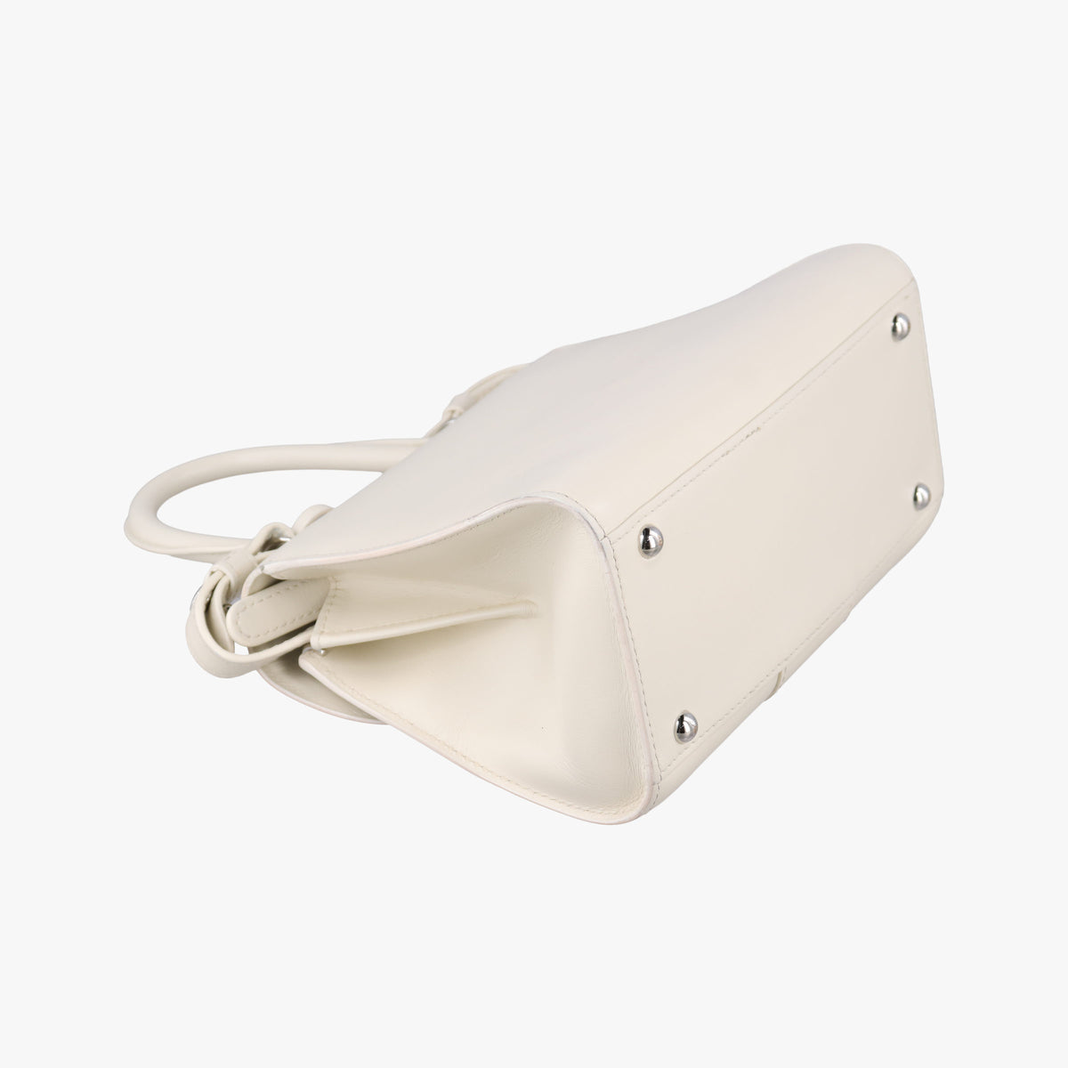 Secondhand Delvaux Brillon MM White Leather  shoulderbag | stylenewstar