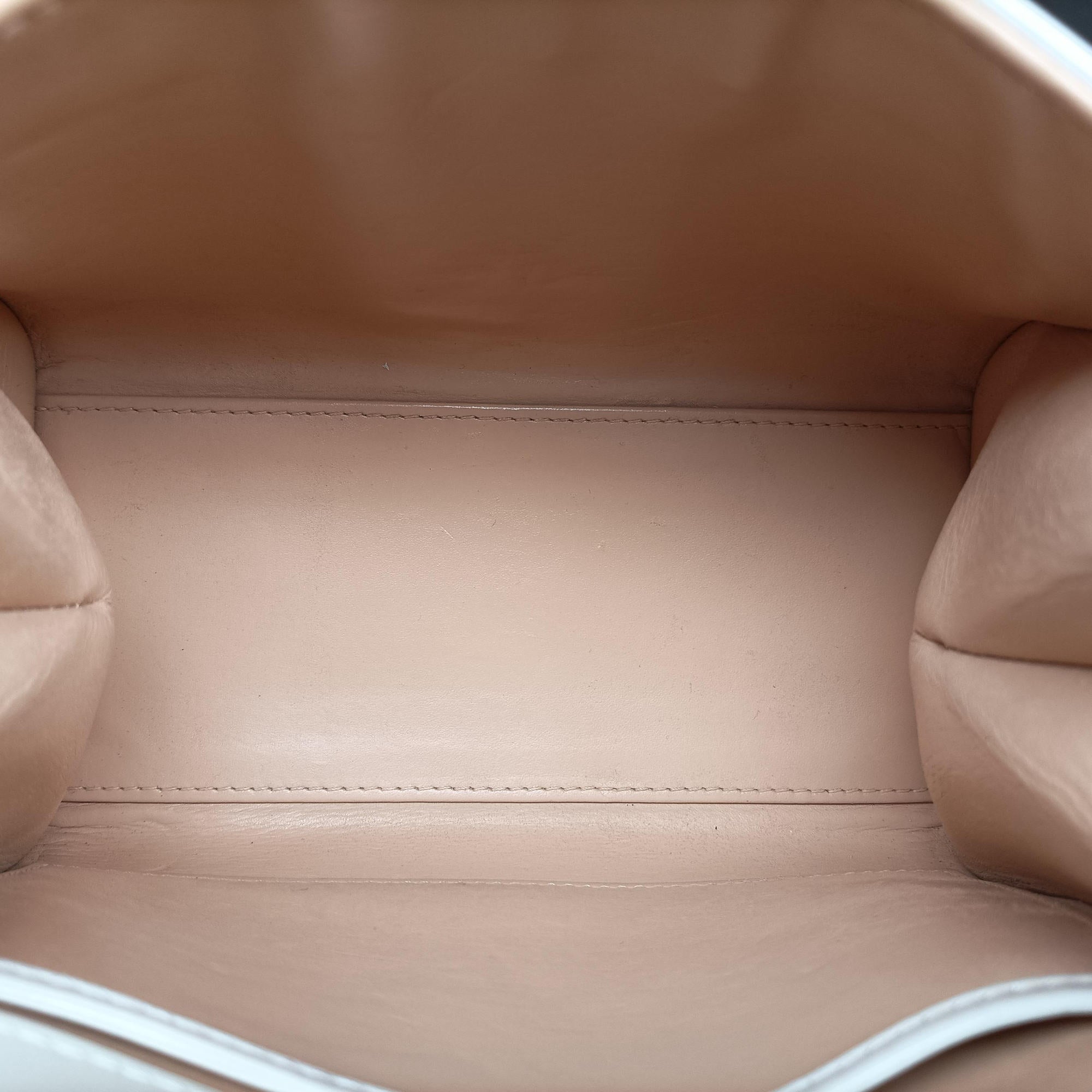 Secondhand Delvaux Brillon MM White Leather  shoulderbag | stylenewstar
