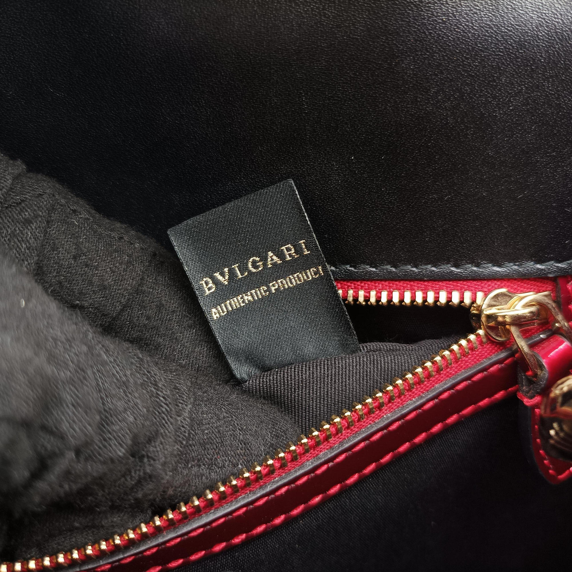 Secondhand Bvlgari Serpenti Forever Red Patent Leather  shoulderbag | stylenewstar