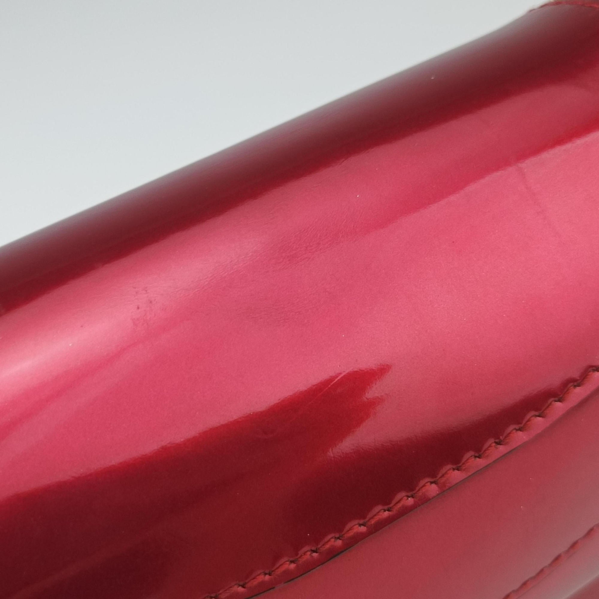 Secondhand Bvlgari Serpenti Forever Red Patent Leather  shoulderbag | stylenewstar