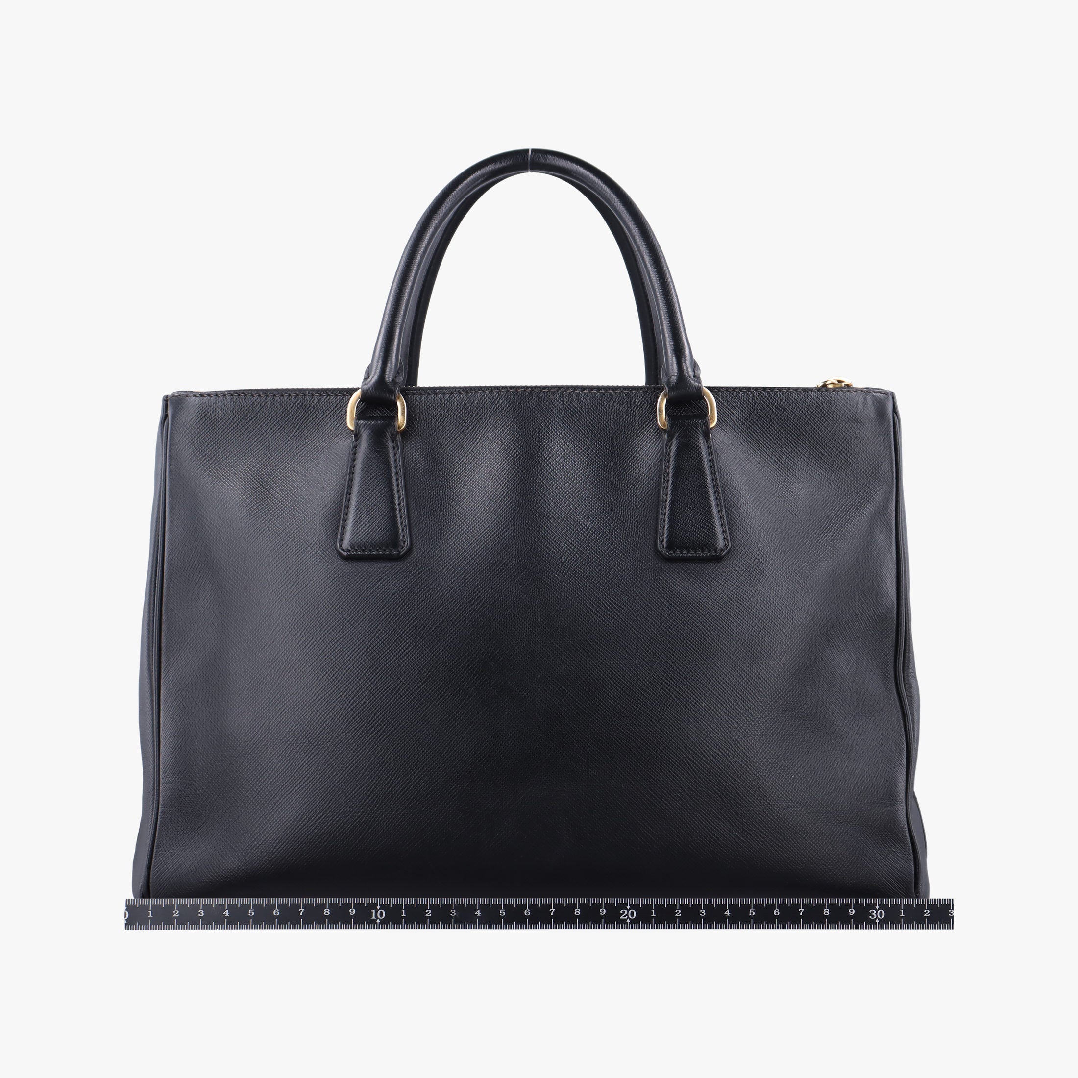 Pre-owned Prada Galleria Black SAFFIANO Leather BN2274 shoulderbag | stylenewstar