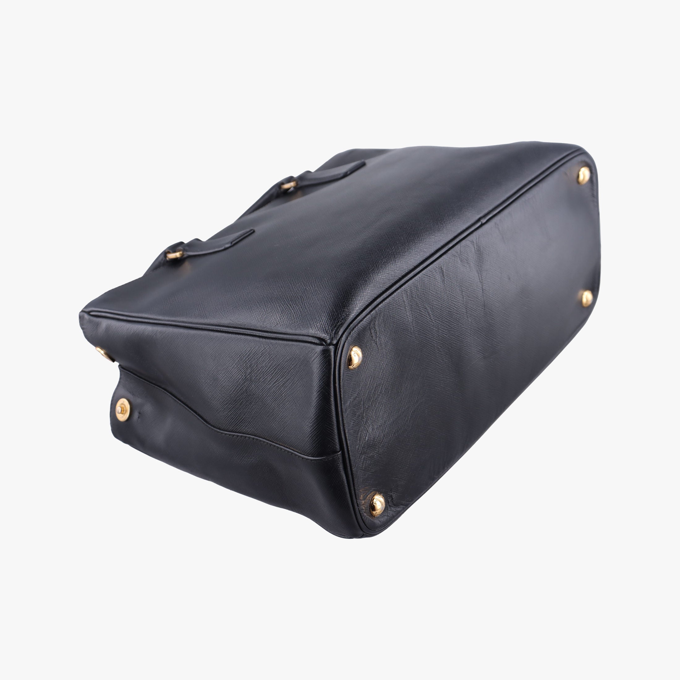 Pre-owned Prada Galleria Black SAFFIANO Leather BN2274 shoulderbag | stylenewstar
